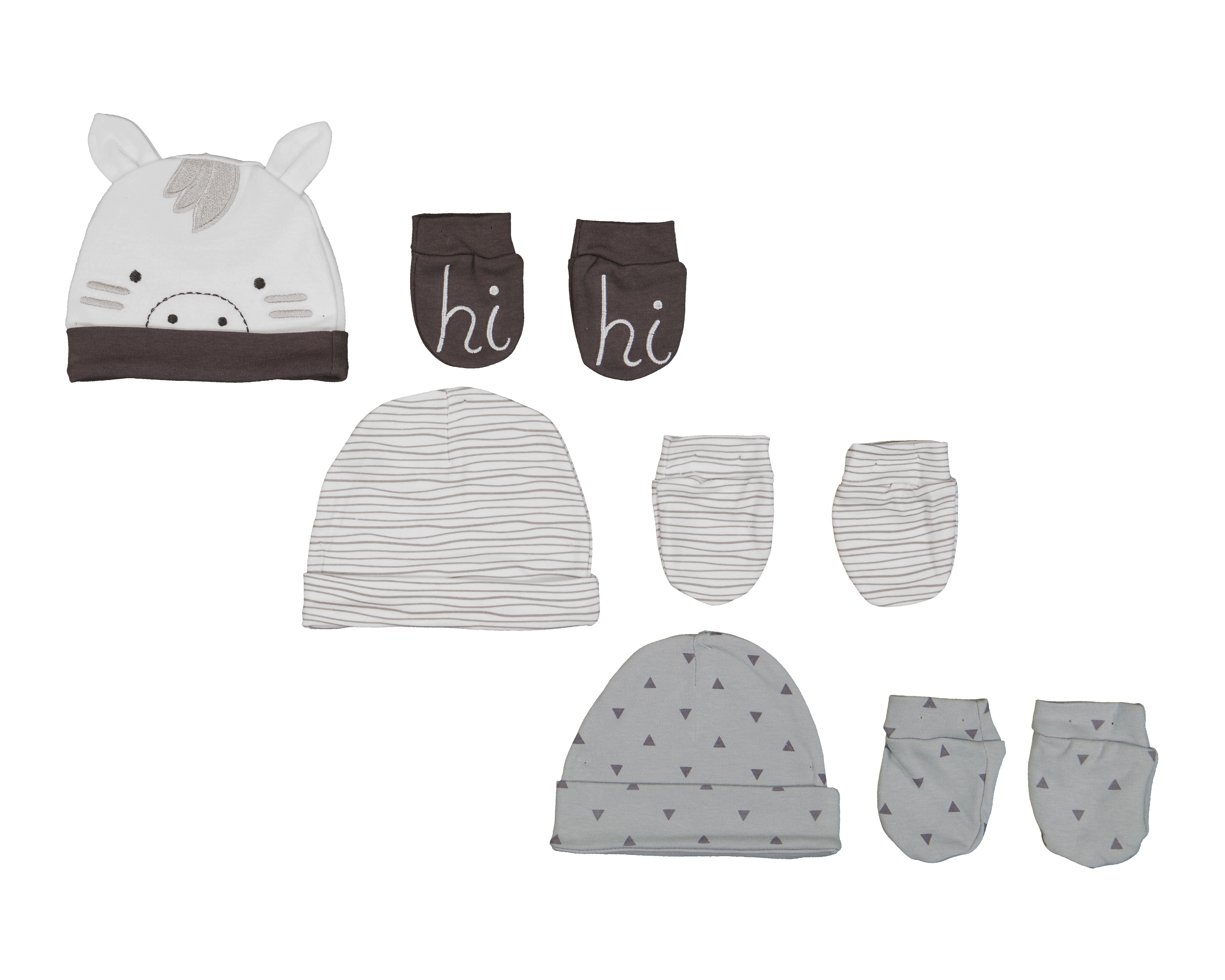 Foto 1 | Foto 1 | Gorro y Guantes para Bebé Niño Baby Colors 6 Piezas