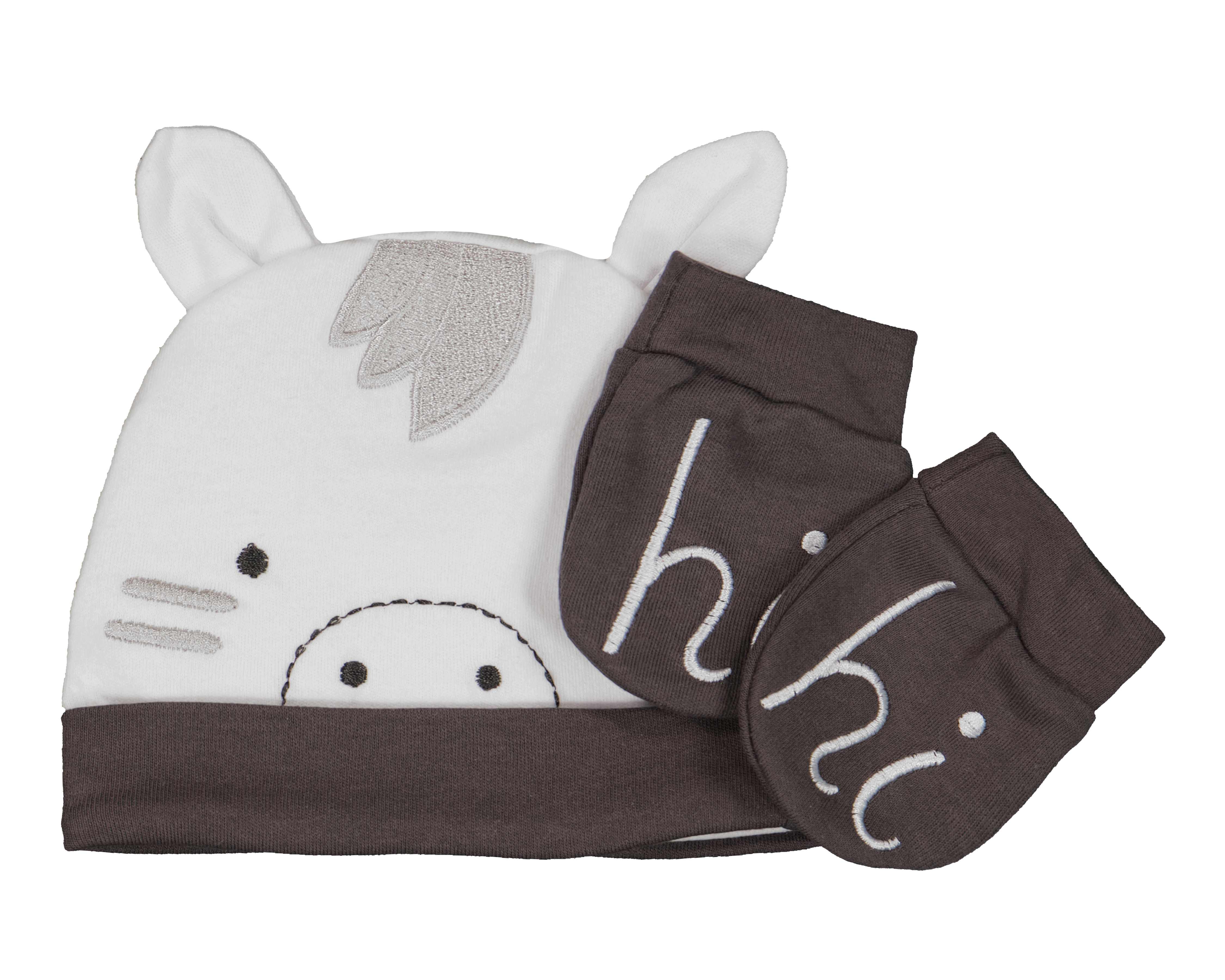 Foto 5 pulgar | Foto 4 | Gorro y Guantes para Bebé Niño Baby Colors 6 Piezas