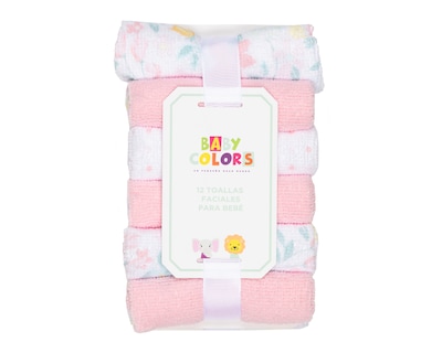Foto 6 | Foto 6 | Toallas Faciales Baby Colors para Bebé 12 Piezas
