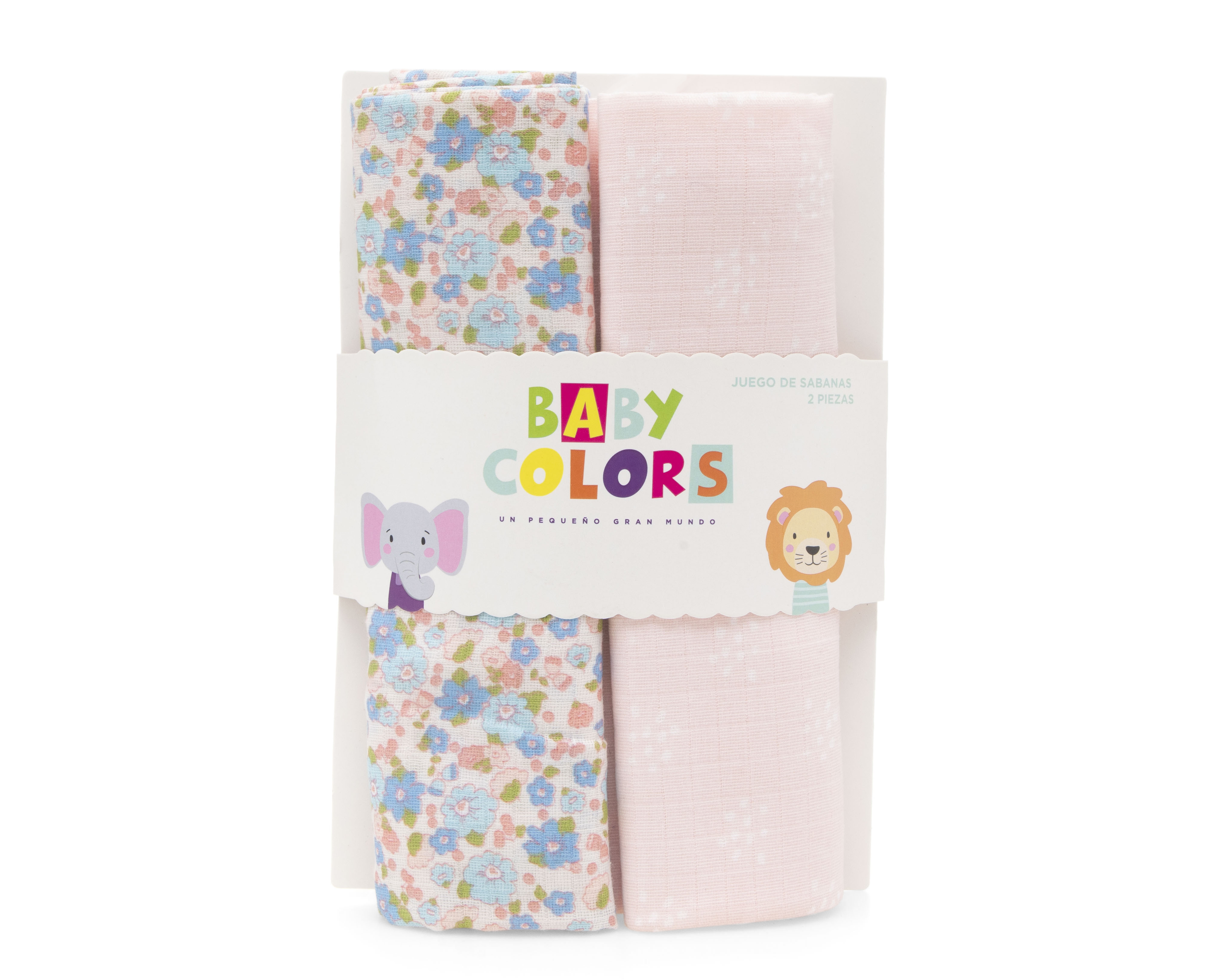 Foto 5 pulgar | Foto 4 | Sábana Baby Colors Multicolor 2 Piezas