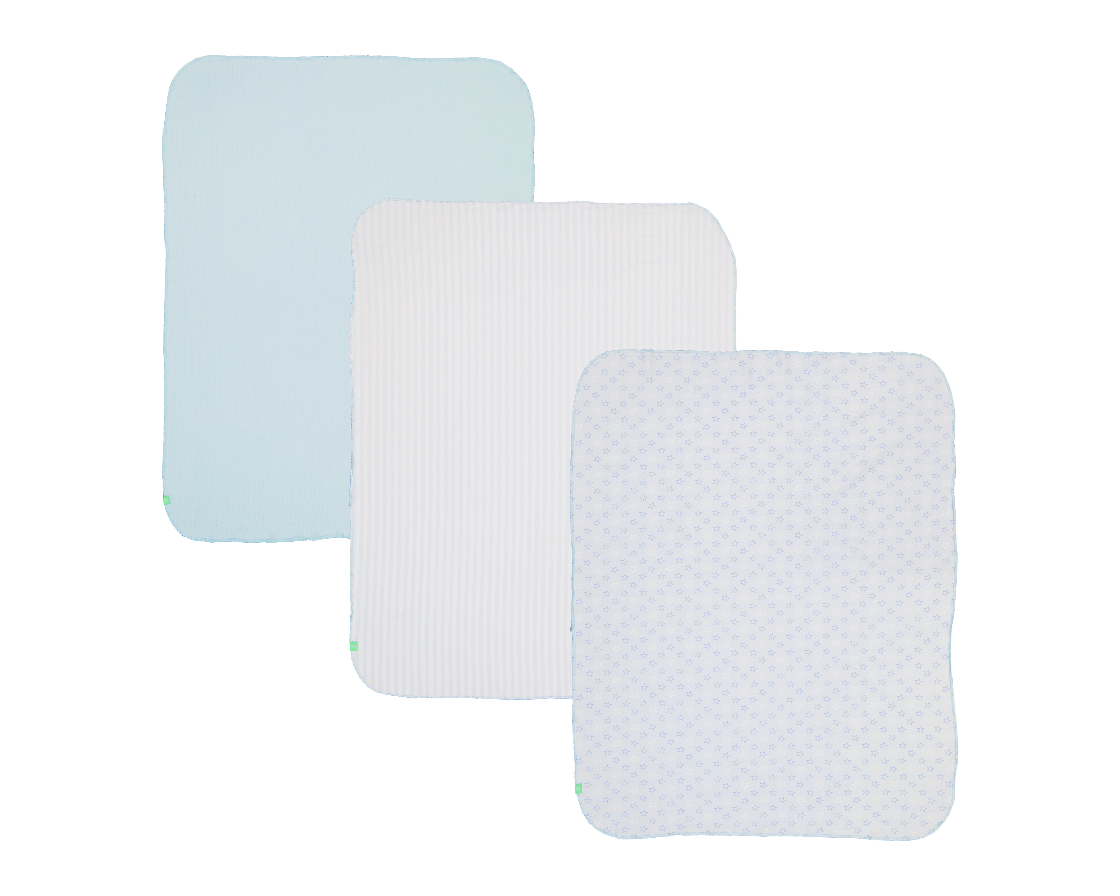 Foto 3 pulgar | Foto 2 | Manta para Bebé Baby Colors Azul 3 Piezas