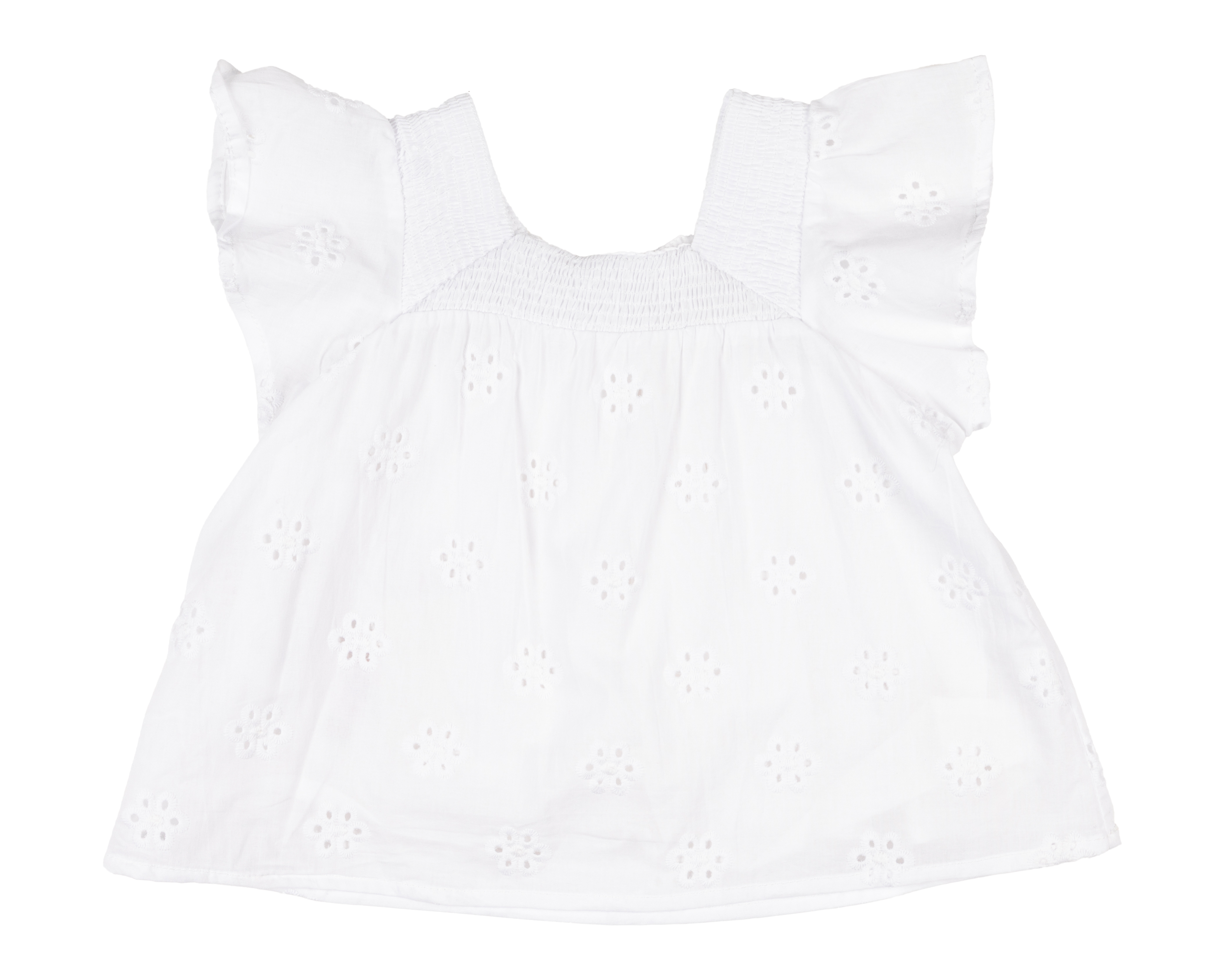 Foto 3 pulgar | Foto 2 | Blusa para Bebé Niña Baby Colors de Algodón Blanca