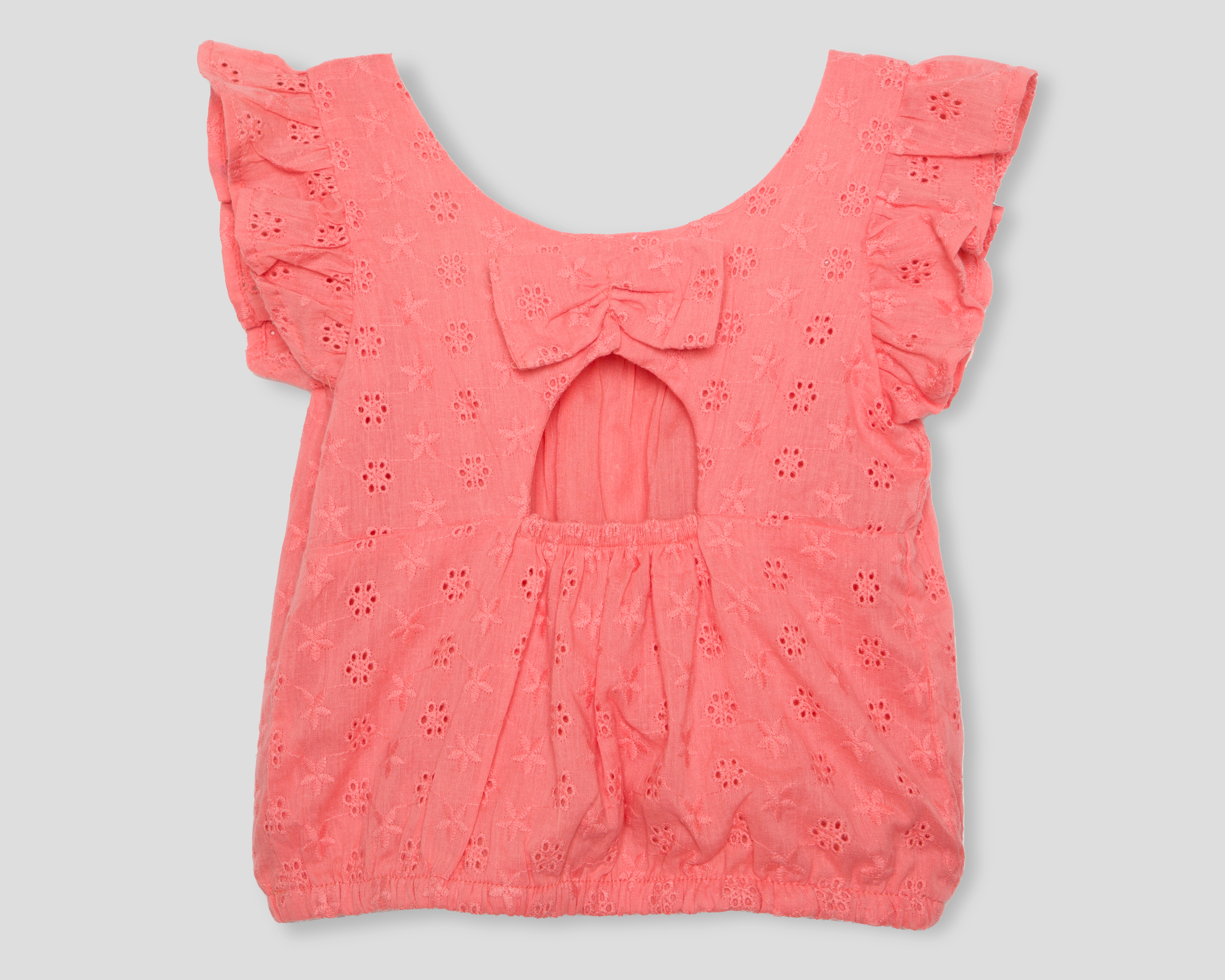 Foto 3 pulgar | Foto 2 | Blusa para Bebé Niña Baby Colors de Algodón Rosa