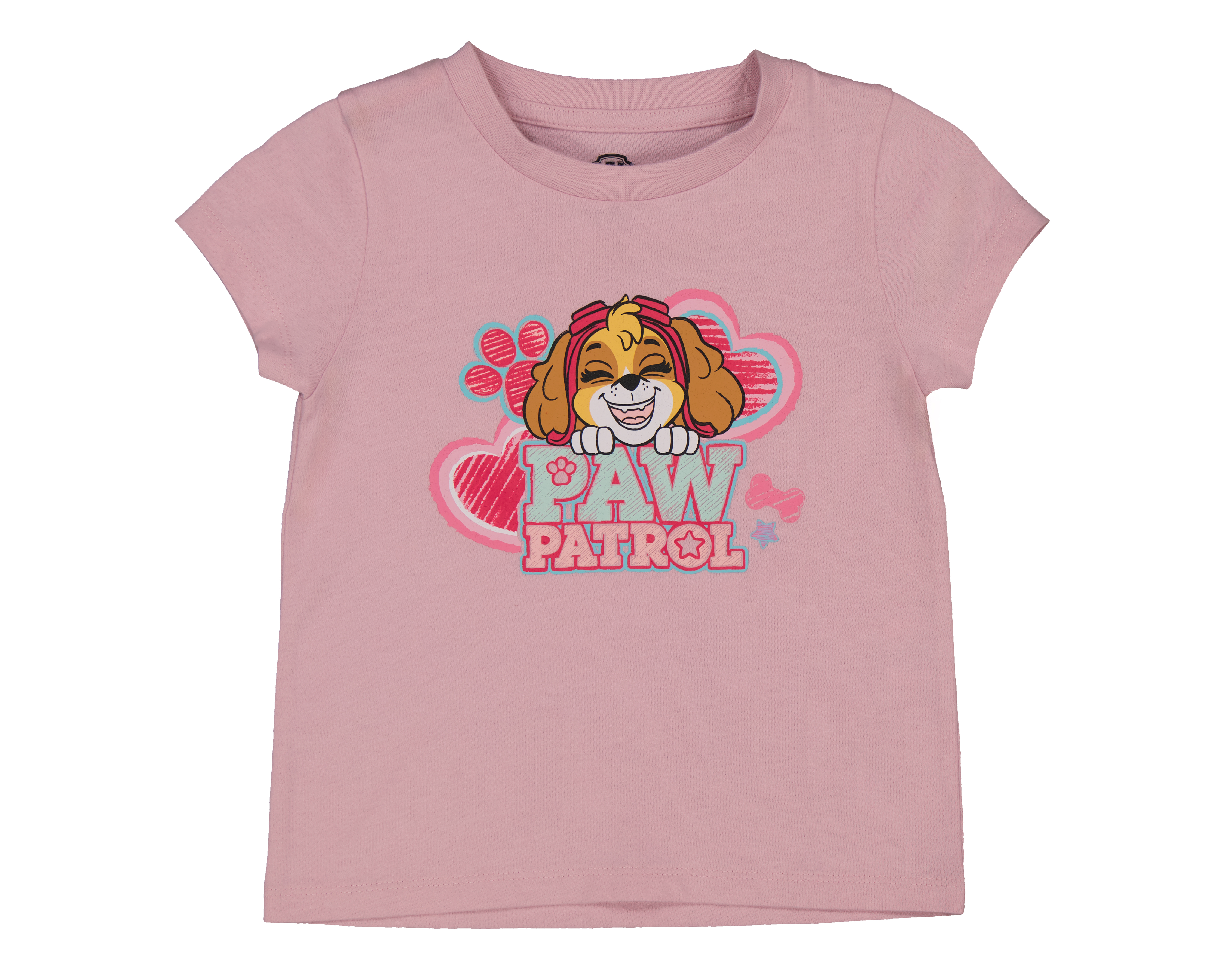 Foto 2 pulgar | Foto 1 | Playera para Bebé Niña Paw Patrol de Algodón Rosa