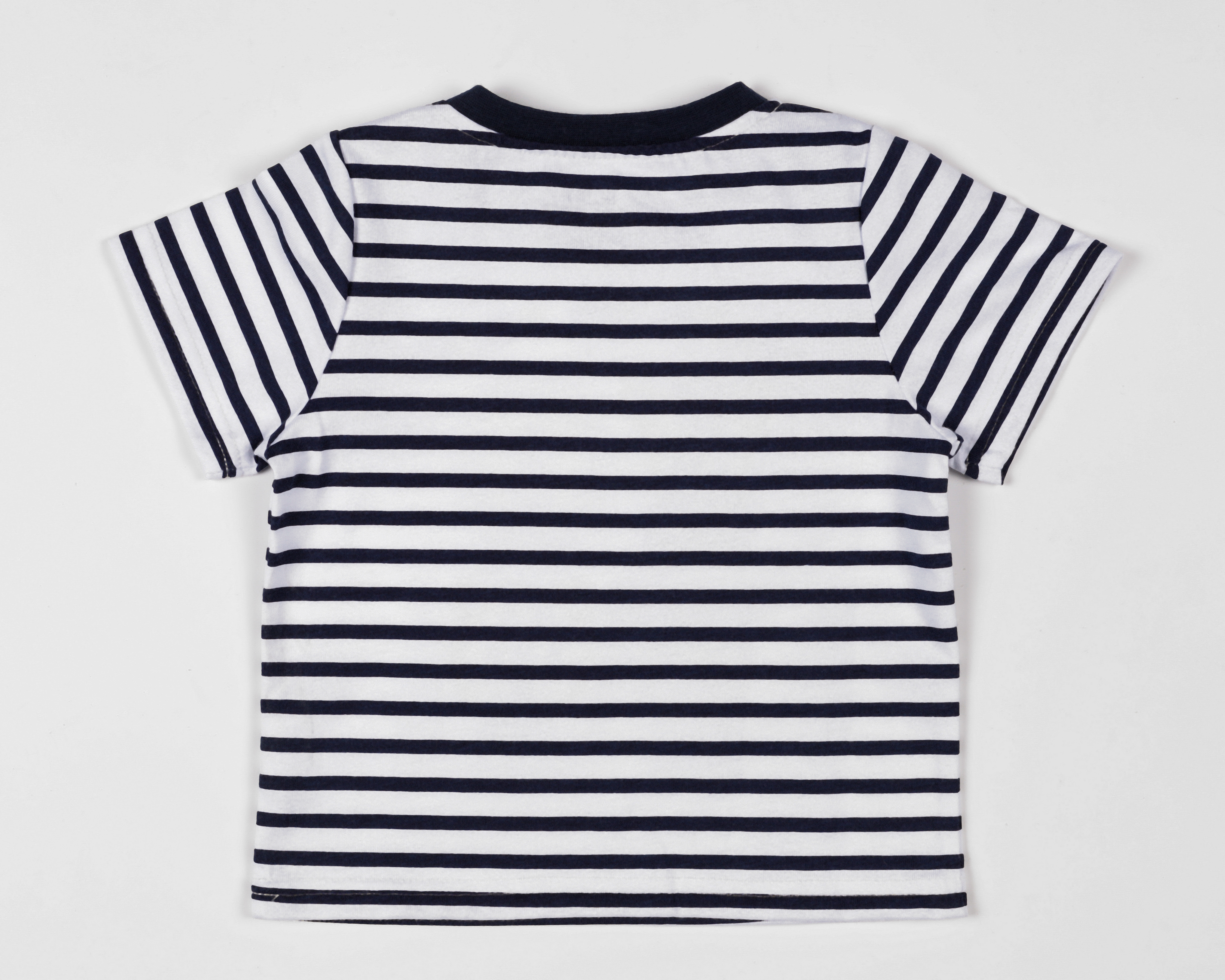 Foto 3 pulgar | Foto 2 | Playera para Bebé Niño Baby Colors a Rayas