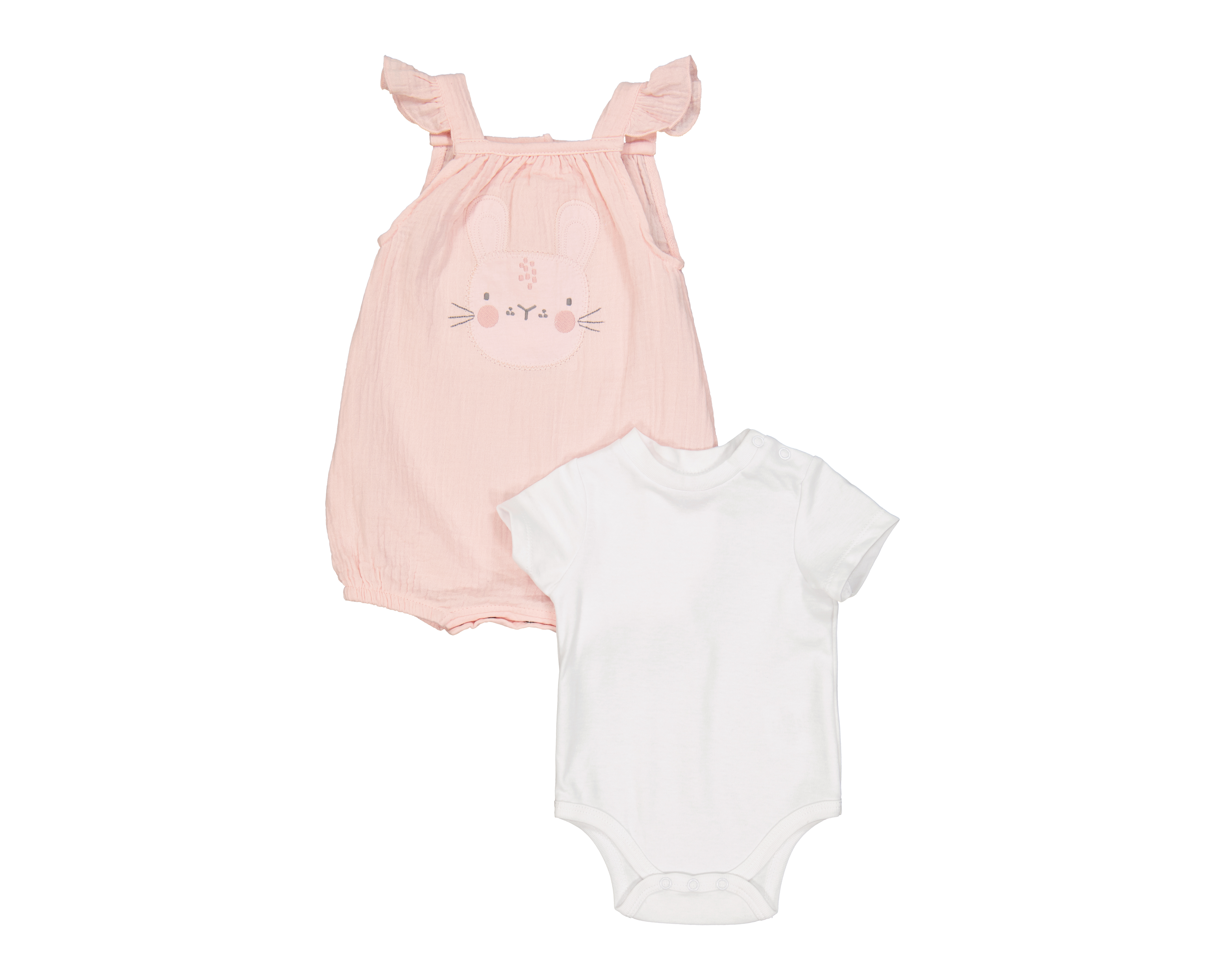 Foto 1 | Foto 1 | Overol y Pañalero de Algodón para Bebé Niña Baby Colors