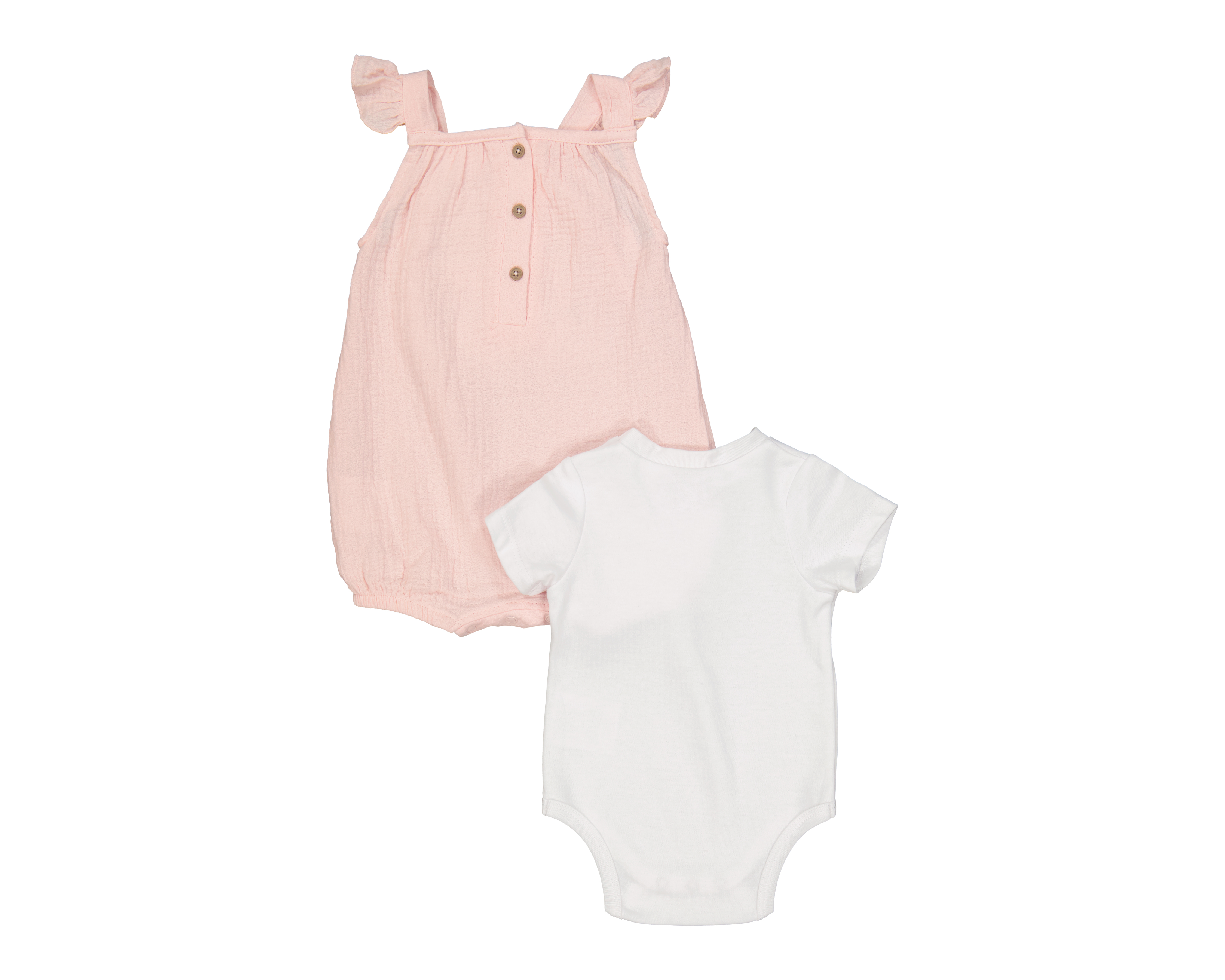 Foto 2 | Foto 2 | Overol y Pañalero de Algodón para Bebé Niña Baby Colors