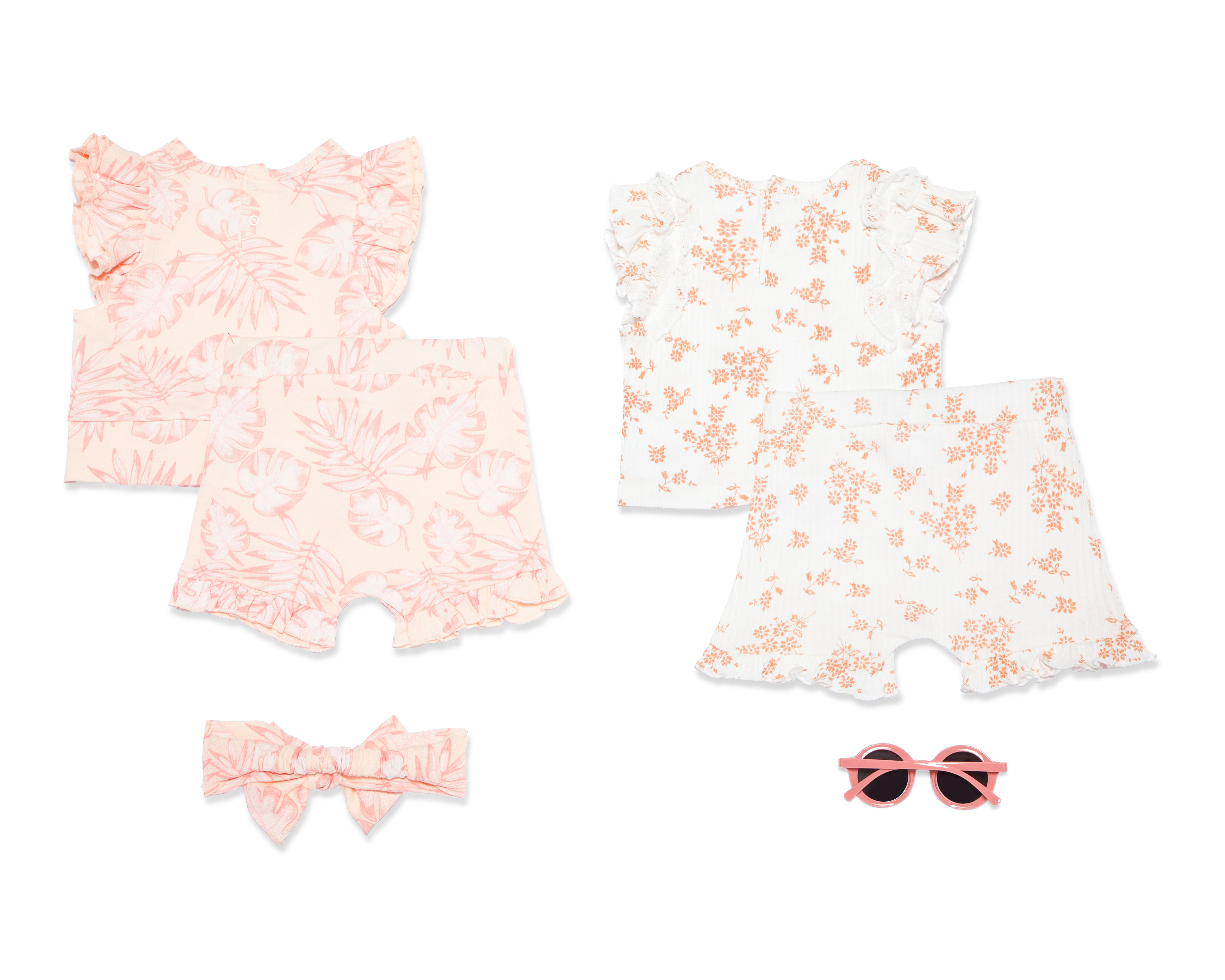 Foto 3 pulgar | Foto 2 | Conjunto para Bebé Niña Baby Colors de Algodón 6 Piezas