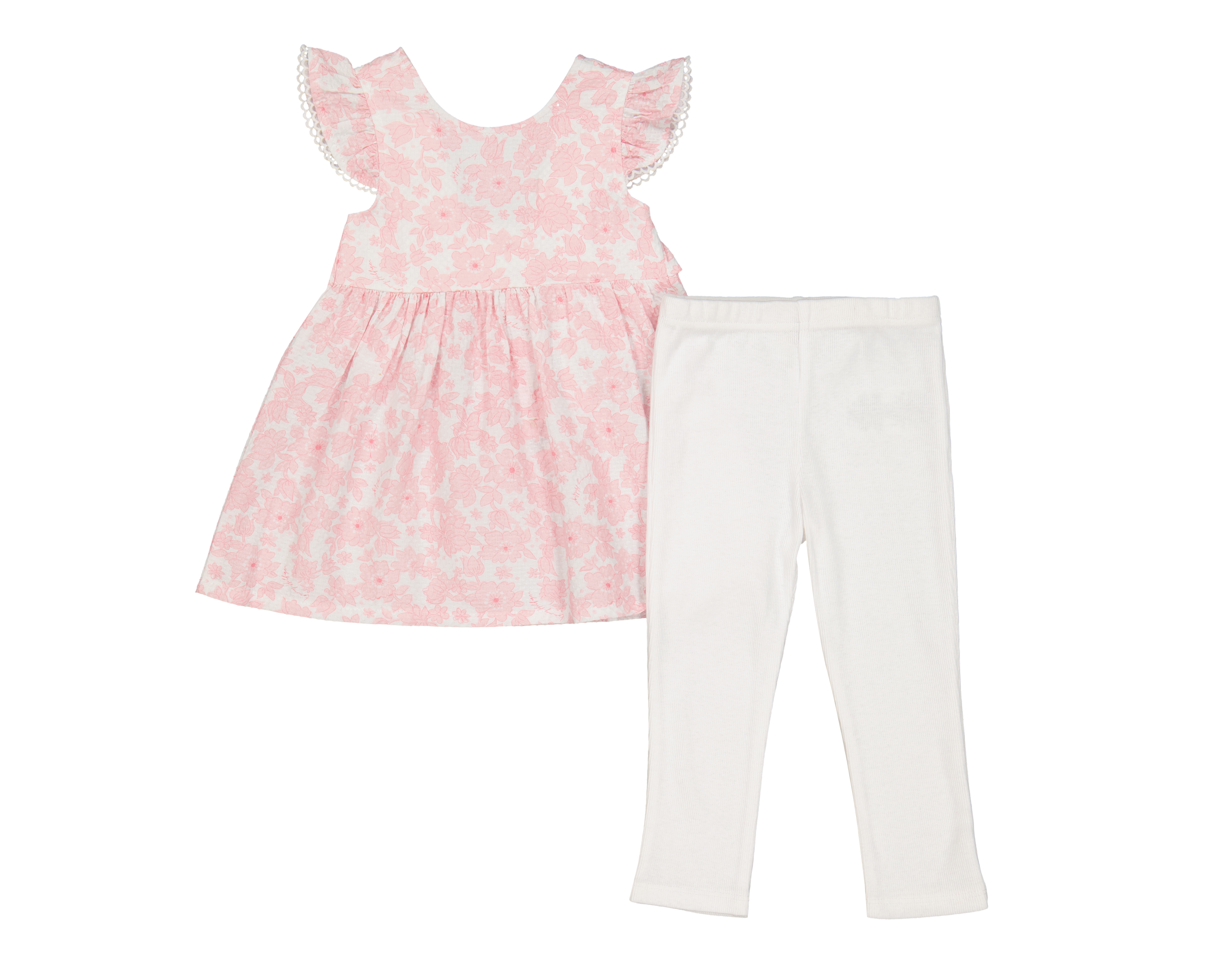 Foto 1 | Foto 1 | Leggings y Blusa de Algodón para Bebé Niña Baby Colors