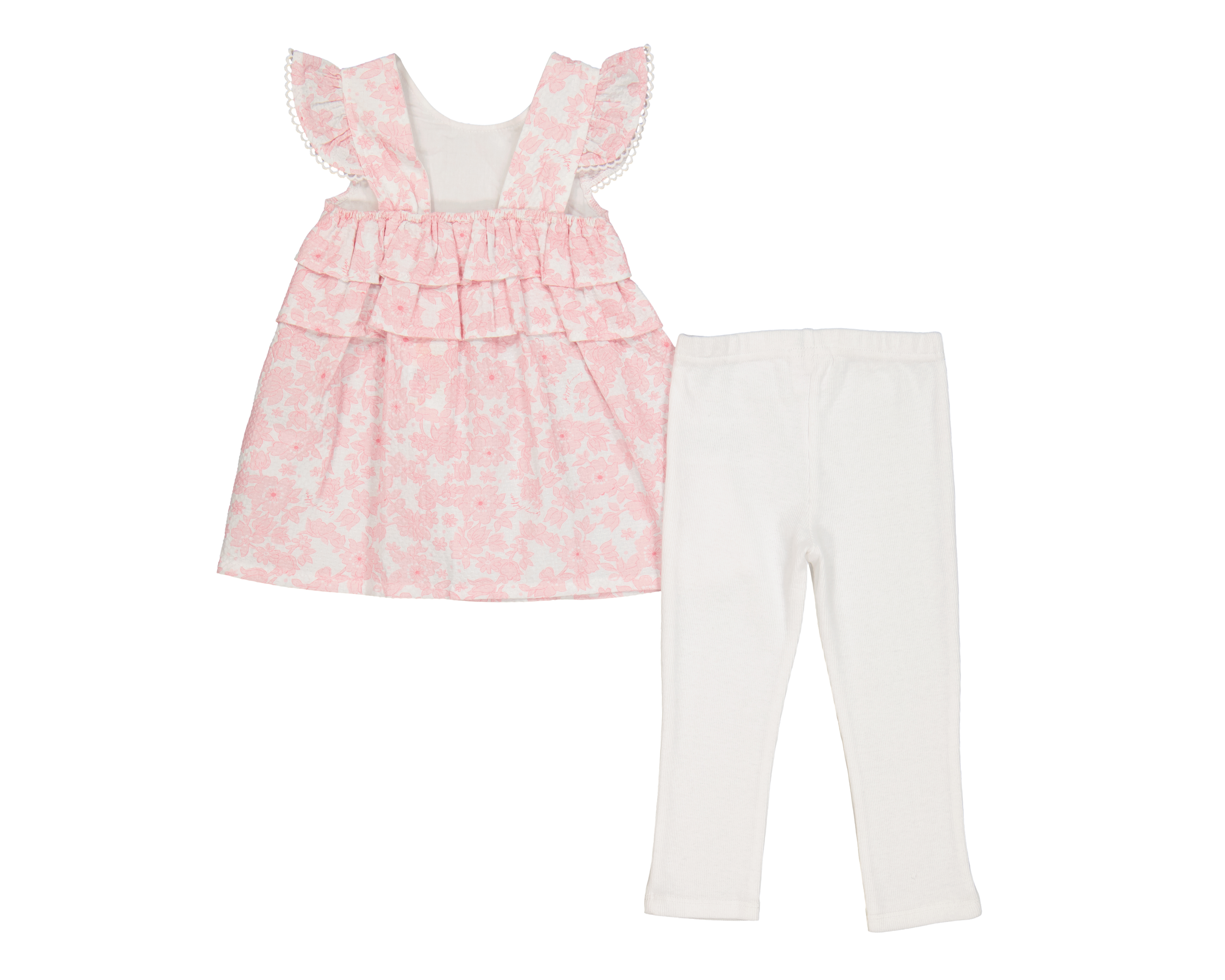 Foto 3 pulgar | Foto 2 | Leggings y Blusa de Algodón para Bebé Niña Baby Colors