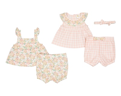 Foto 1 | Foto 1 | Conjunto para Bebé Niña Baby Colors Estampado 4 Piezas