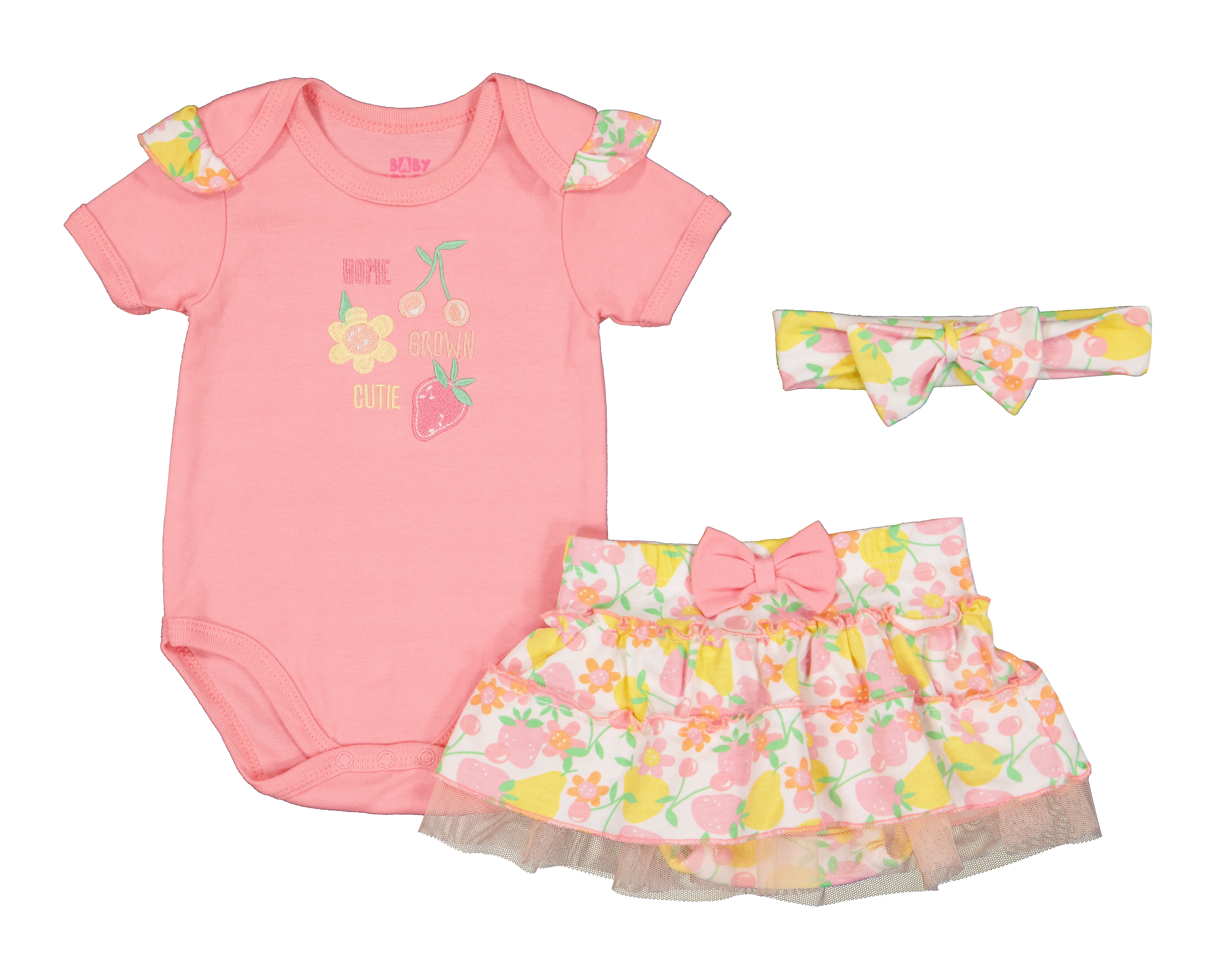 Foto 1 | Foto 1 | Conjunto para Bebé Niña Baby Colors 3 Piezas