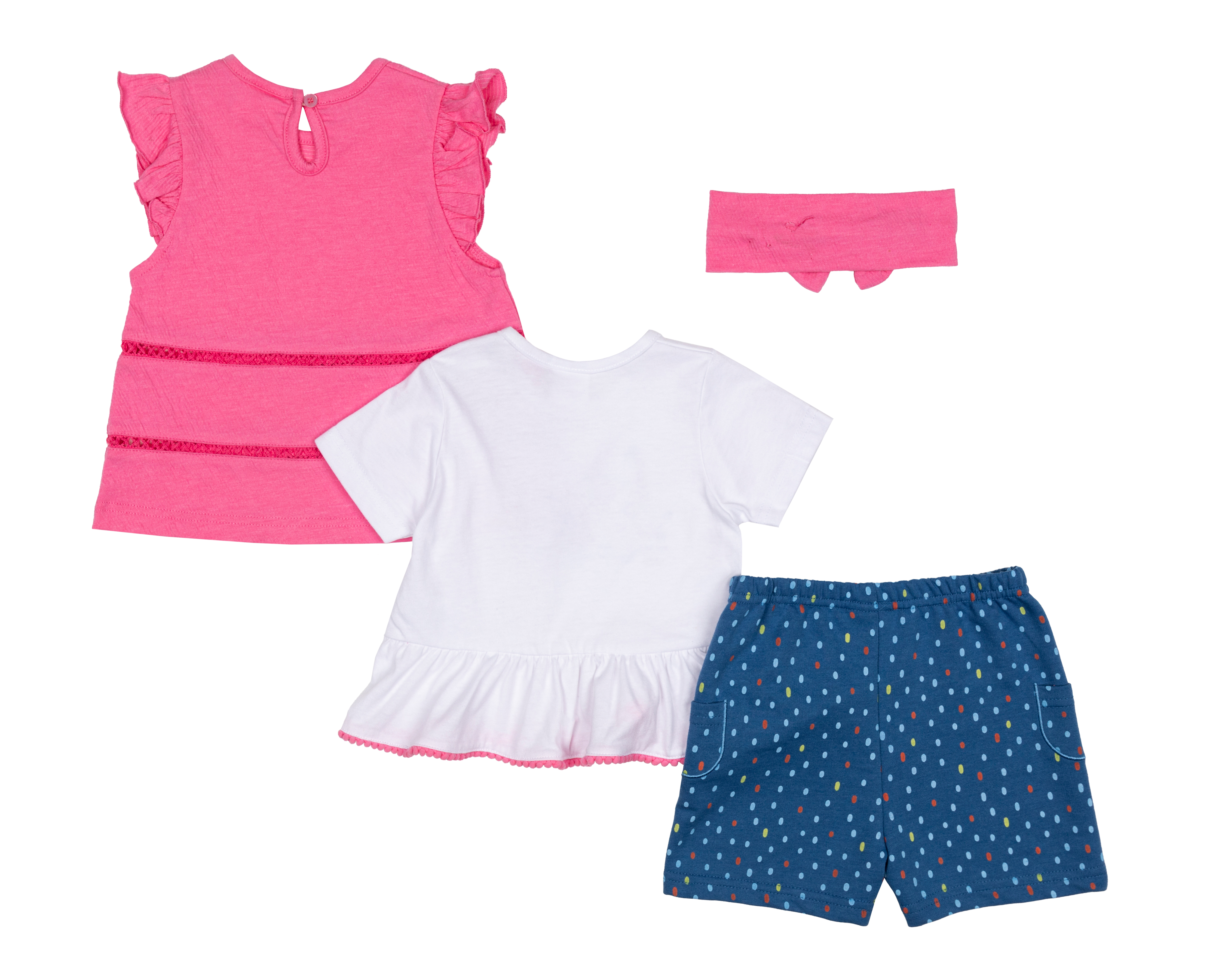 Foto 2 | Foto 2 | Conjunto para Bebé Niña Baby Colors con Diadema 4 Piezas