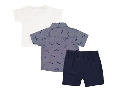 Foto 2 | Foto 2 | Conjunto de Algodón para Bebé Niño Baby Colors 3 Piezas