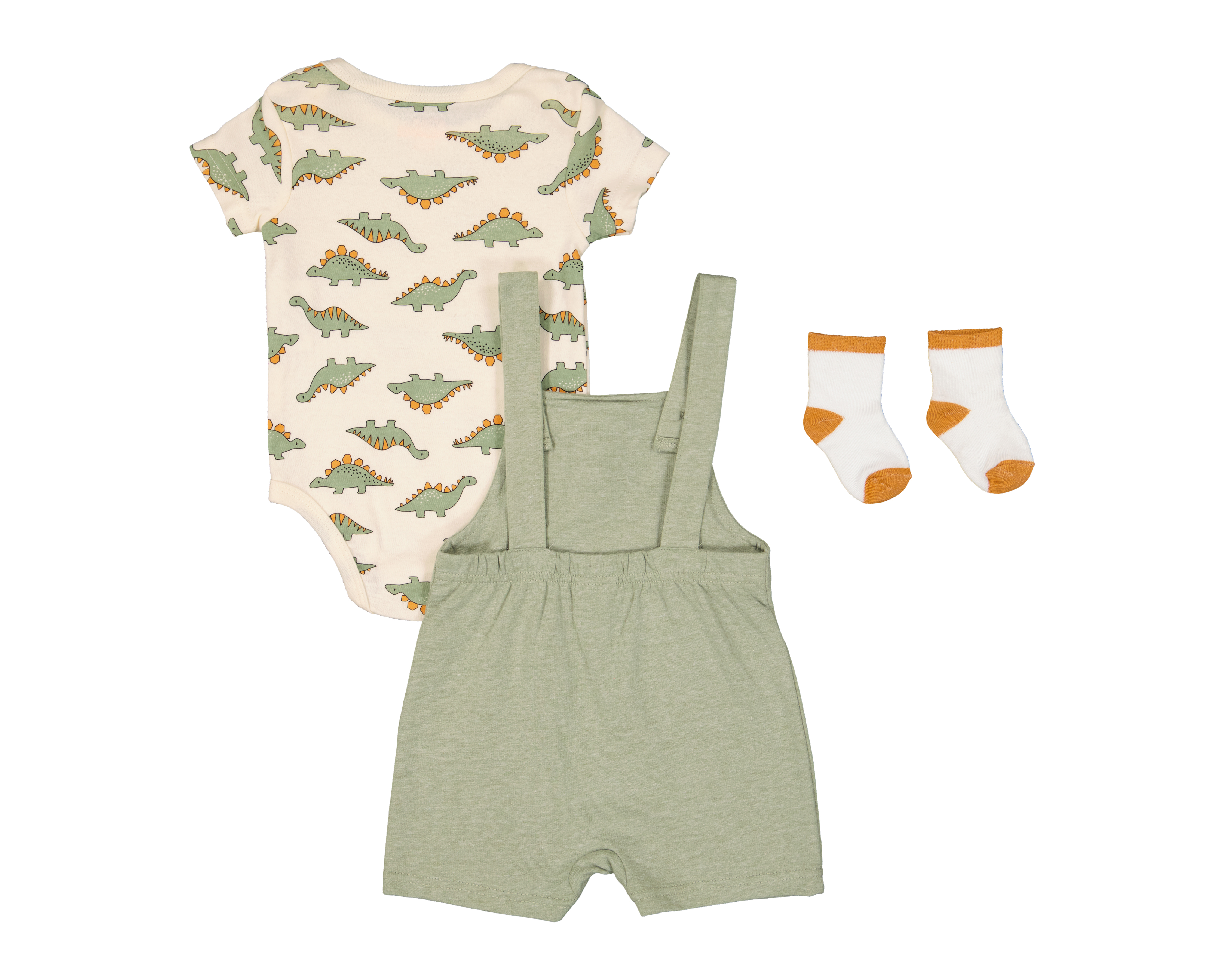 Foto 2 | Foto 2 | Conjunto para Bebé Niño Baby Colors de Algodón Dinosaurios 3 Piezas