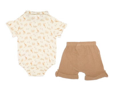 Foto 2 | Foto 2 | Conjunto para Bebé Niño Baby Colors de Algodón 3 Piezas