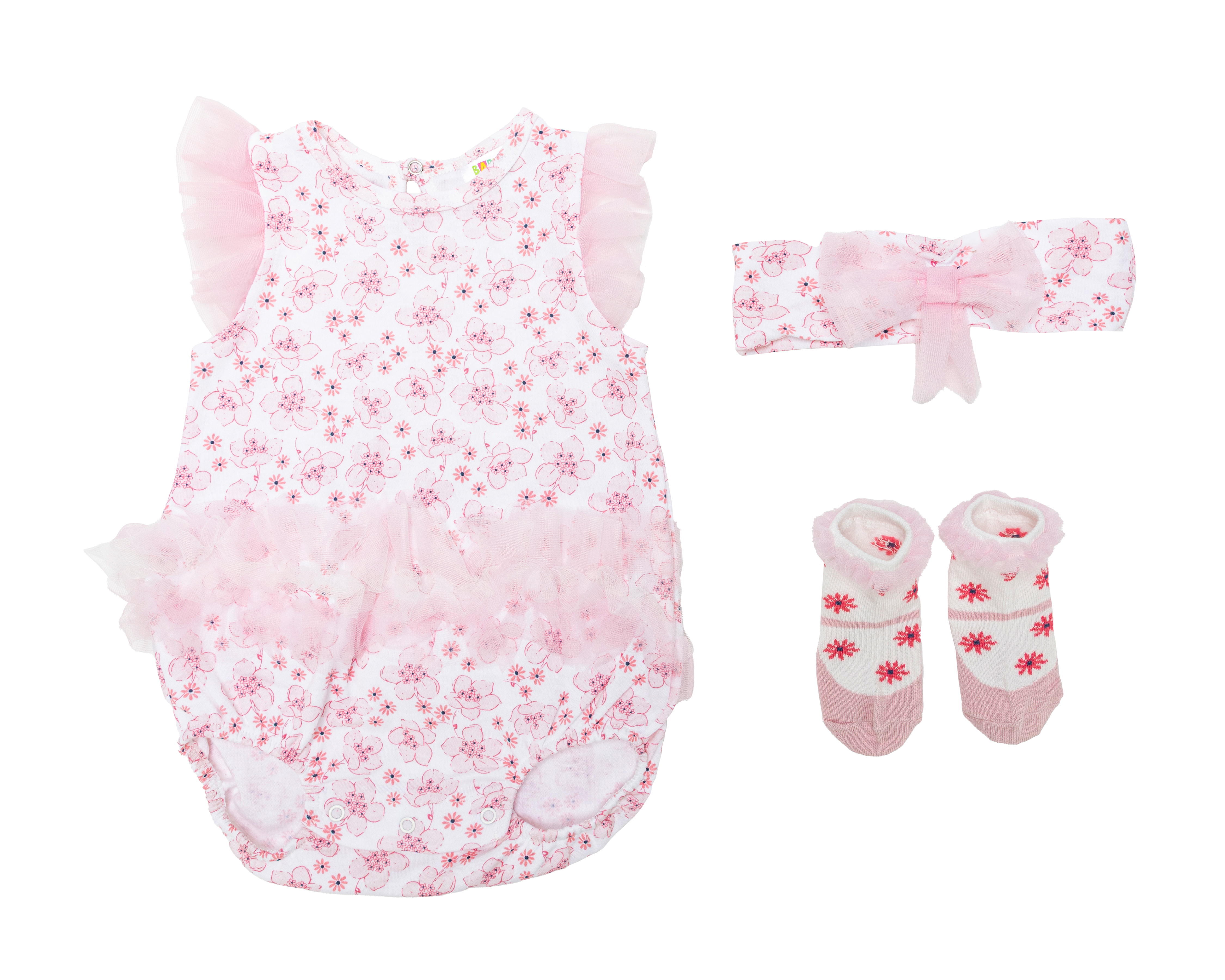 Foto 2 pulgar | Foto 1 | Jumper para Bebé Niña Baby Colors con Accesorios