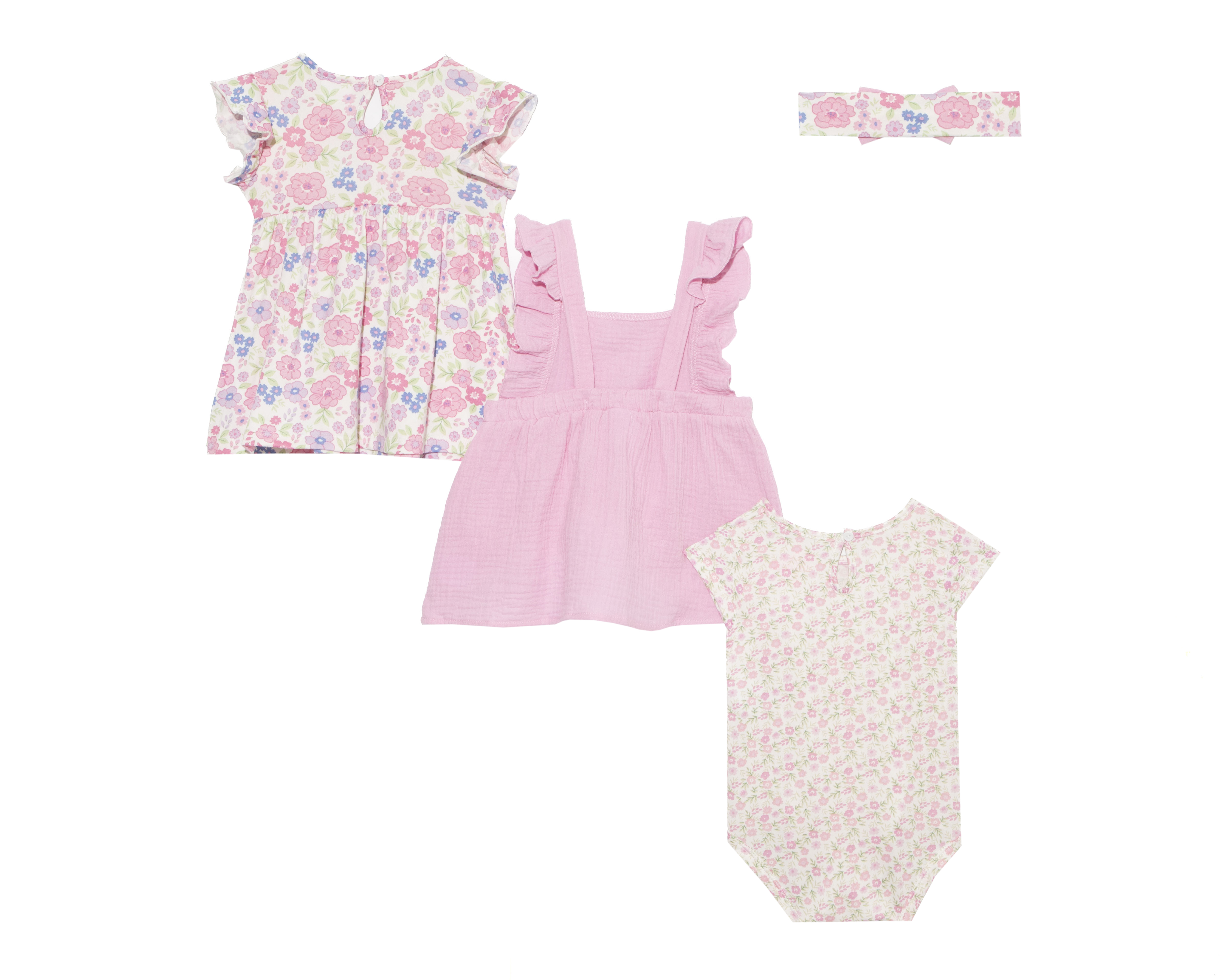 Foto 2 | Foto 2 | Conjunto Baby Colors para Niña 4 Piezas