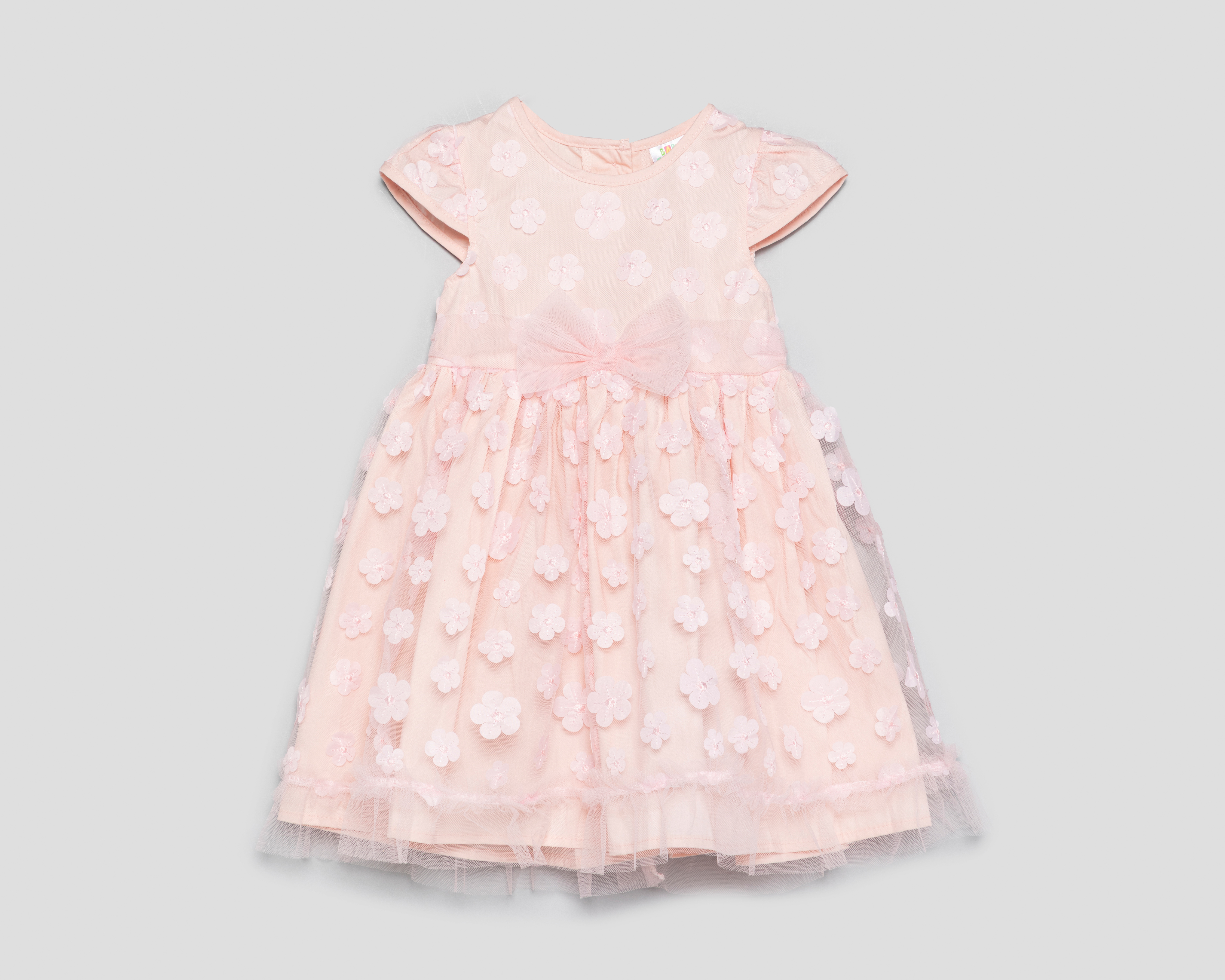 Foto 2 pulgar | Foto 1 | Vestido para Bebé Niña Baby Colors Rosa