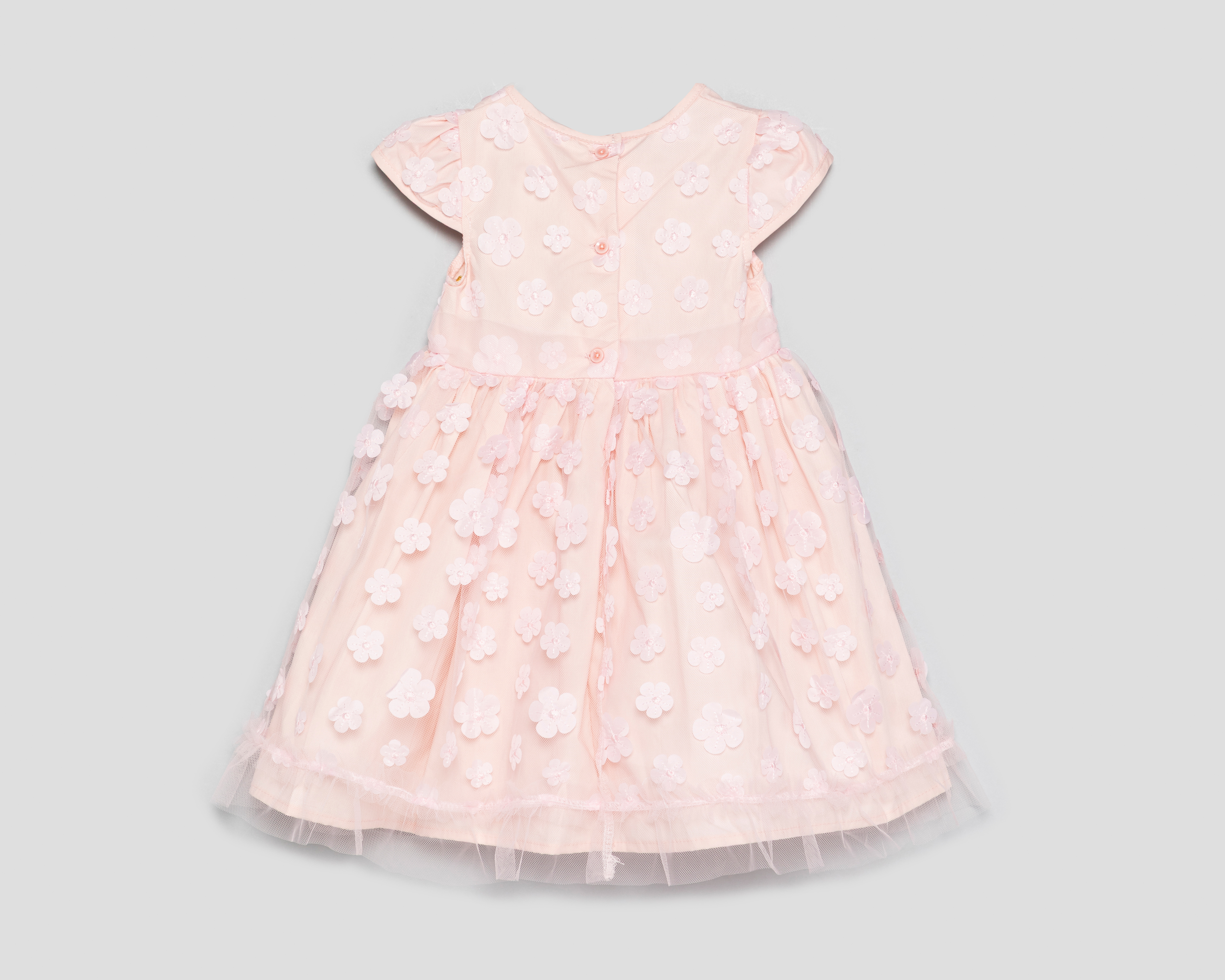 Foto 3 pulgar | Foto 2 | Vestido para Bebé Niña Baby Colors Rosa