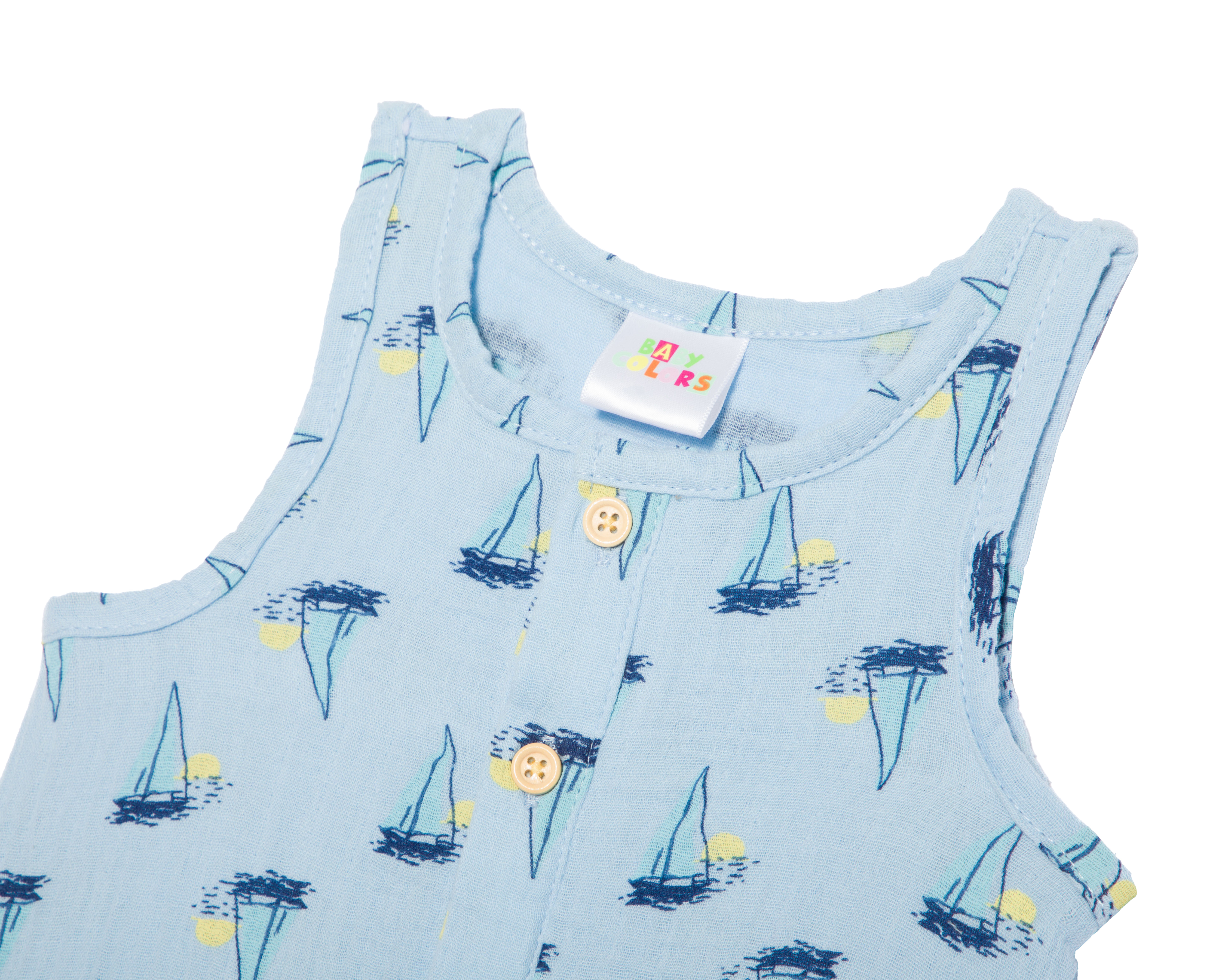 Foto 4 | Foto 4 | Jumper para Bebé Niño Baby Colors de Algodón 2 Piezas