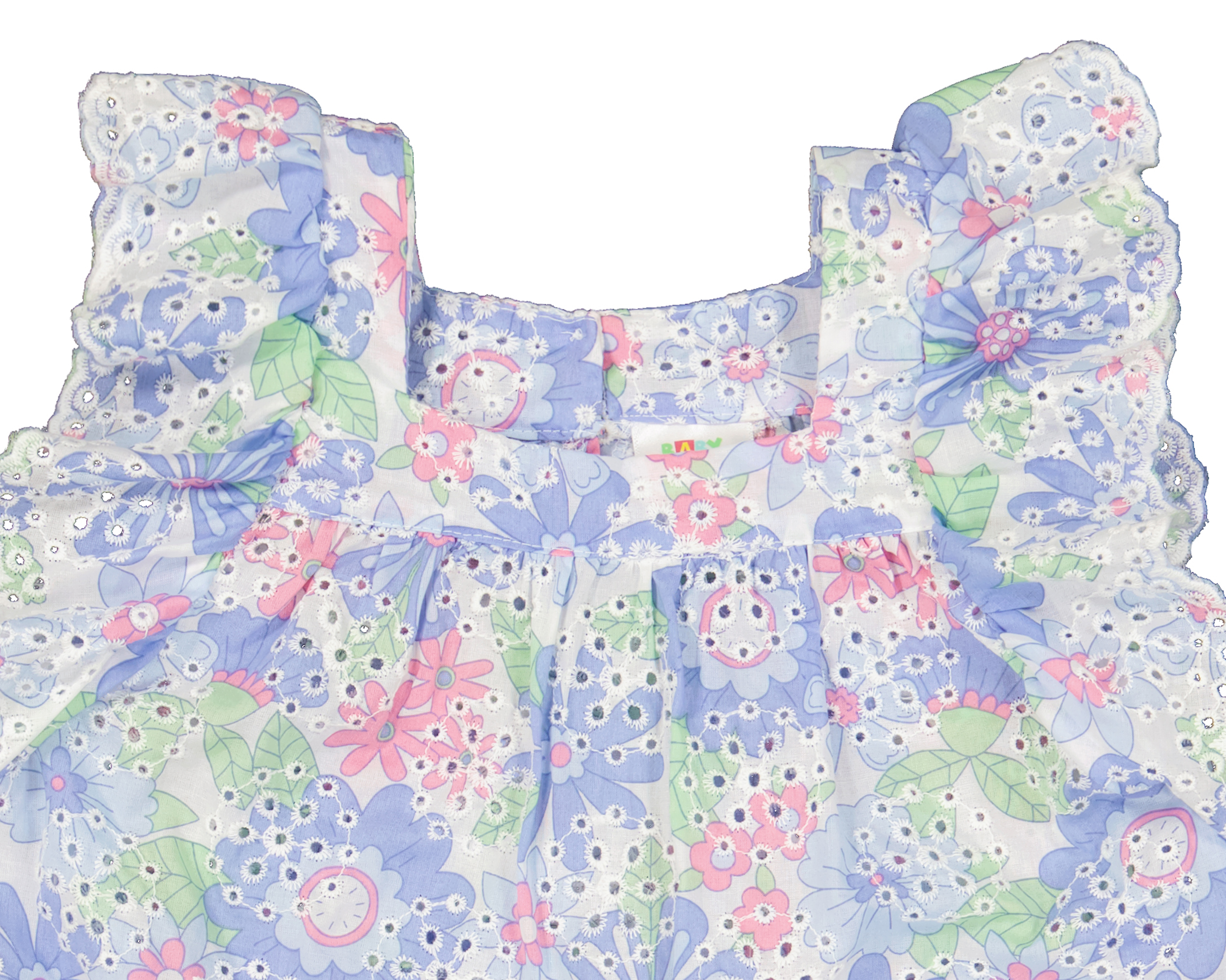 Foto 3 | Foto 3 | Conjunto para Bebé Niña Baby Colors de Algodón Estampado 2 Piezas