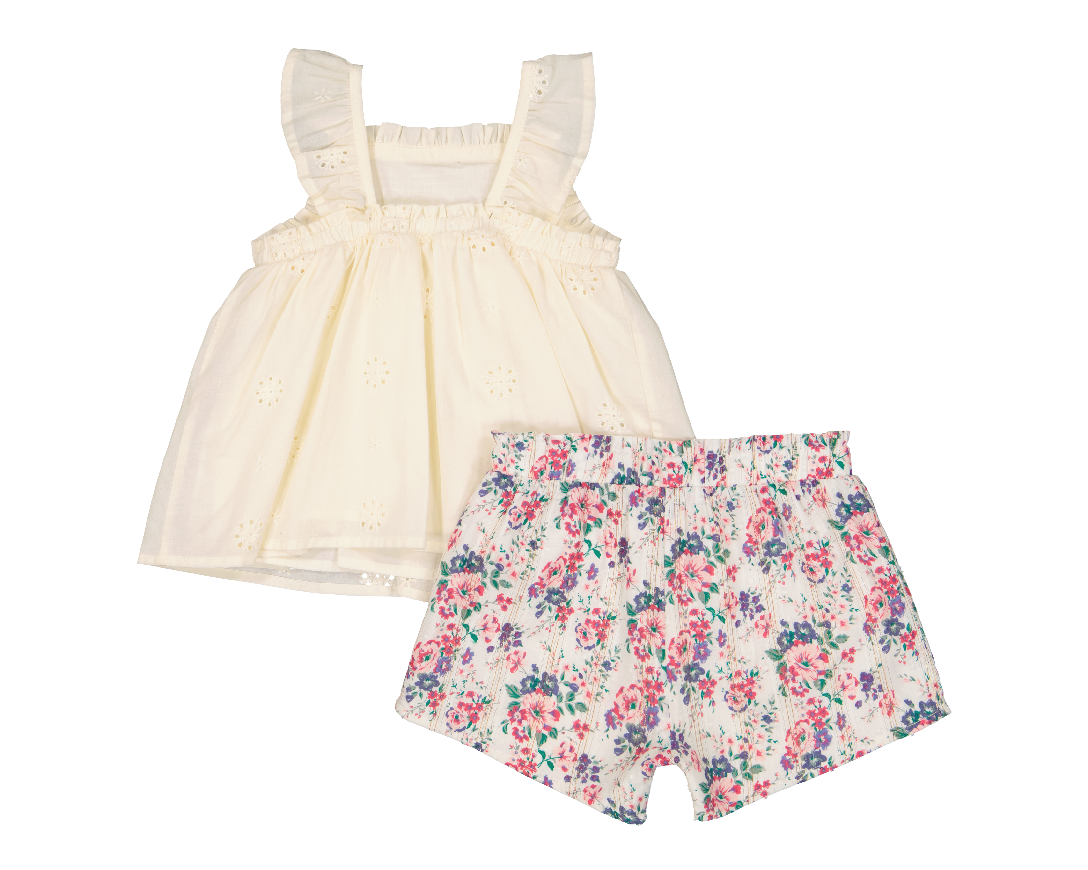 Foto 2 | Foto 2 | Short y Blusa de Algodón para Bebé Niña Baby Colors