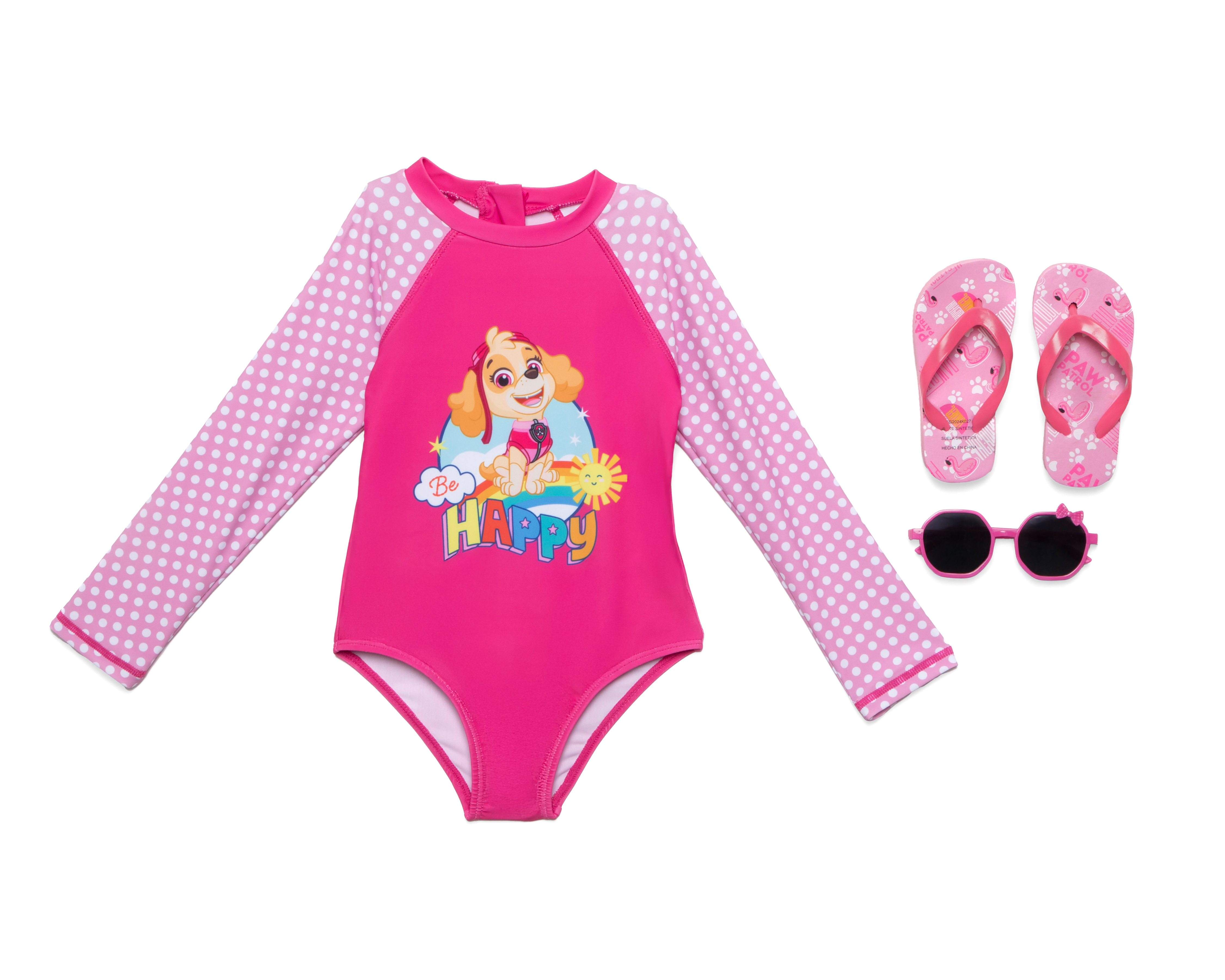 Foto 2 pulgar | Foto 1 | Traje de Baño Paw Patrol Estampado para Niña 3 Piezas