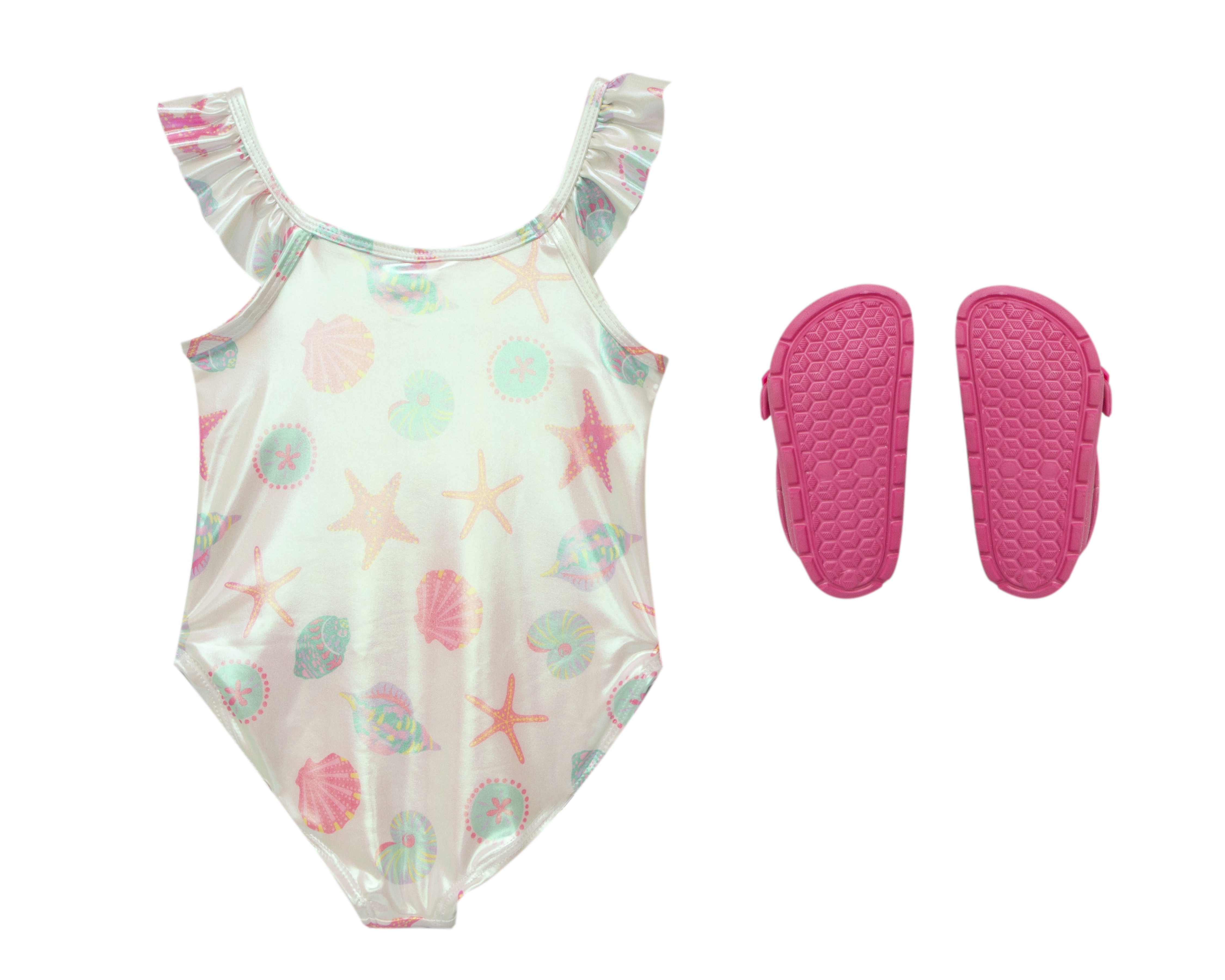 Foto 3 pulgar | Foto 2 | Traje de Baño para Bebé Niña Rio Beach con Sandalias