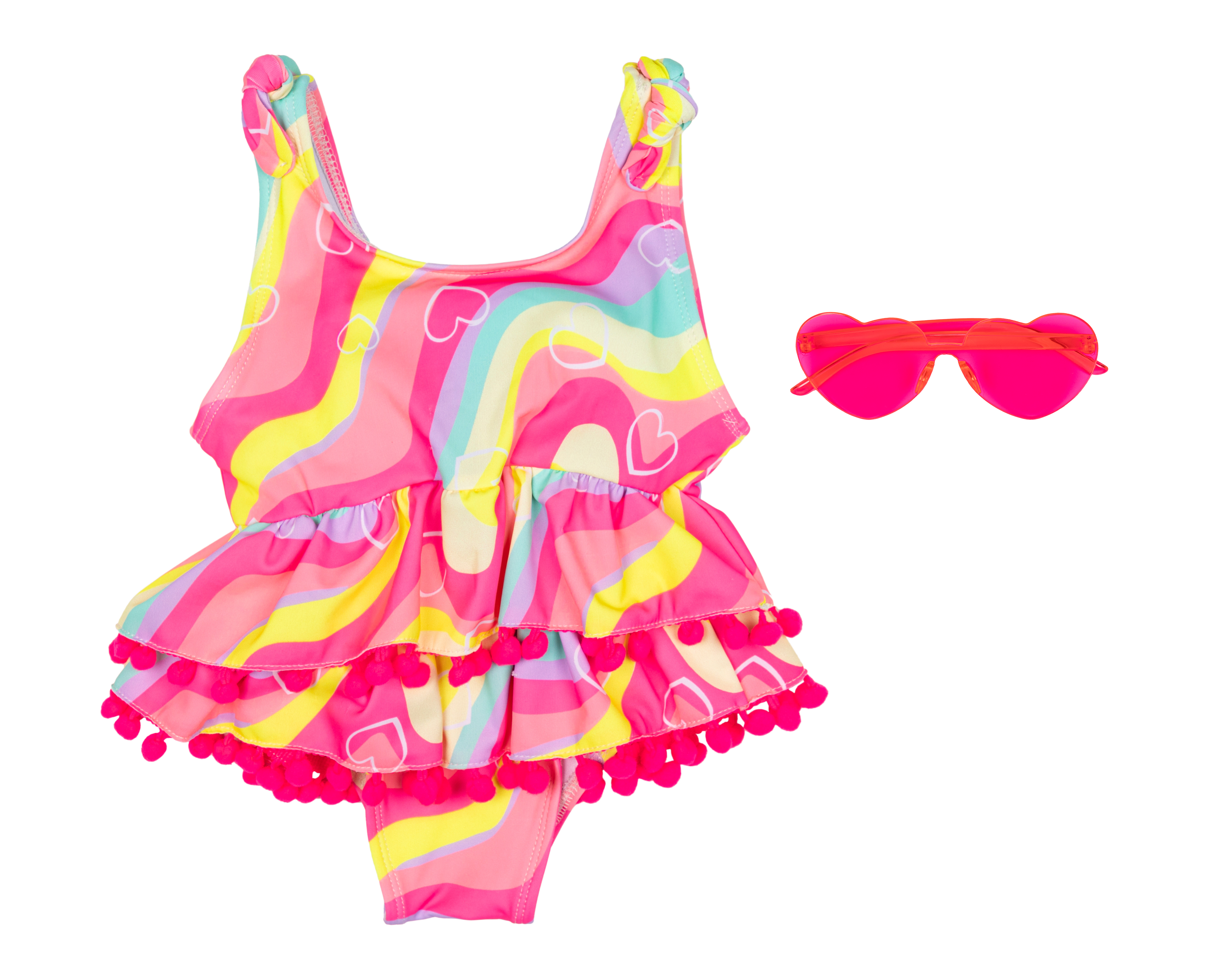 Traje de Baño para Bebé Niña Rio Beach con Lentes