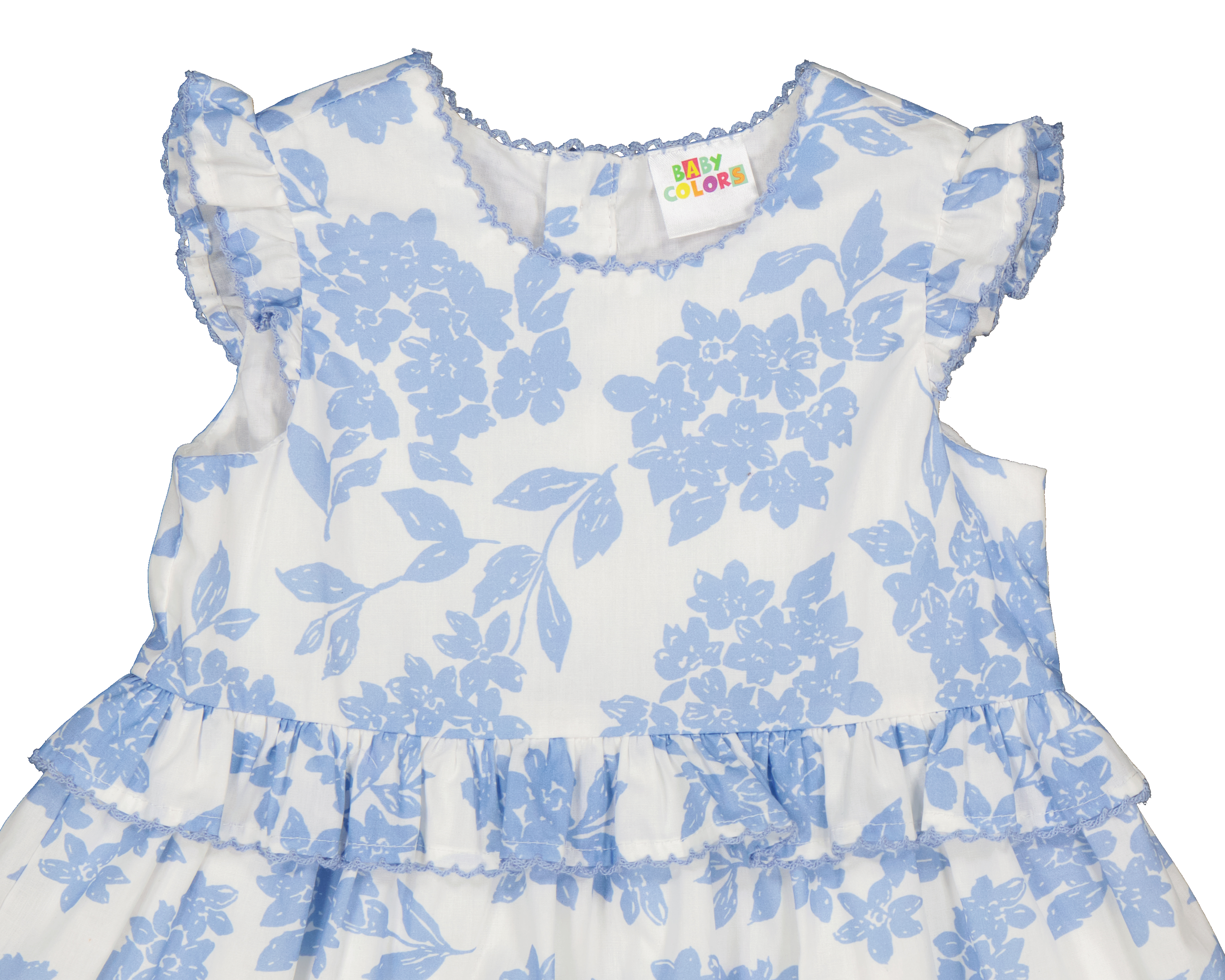 Foto 4 pulgar | Foto 3 | Vestido para Bebé Niña Baby Colors de Algodón Floral