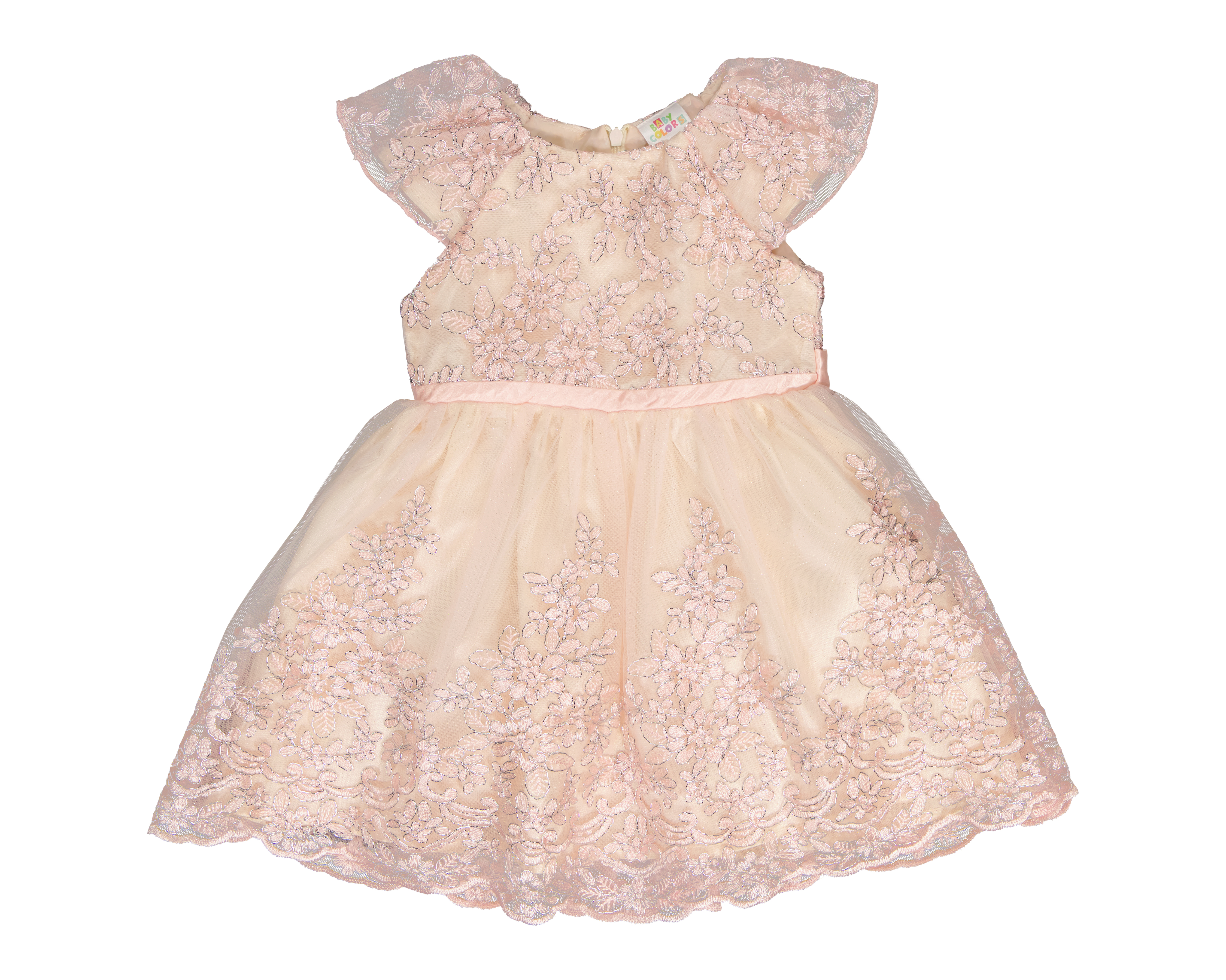 Foto 4 pulgar | Foto 3 | Vestido para Bebé Niña Baby Colors Rosa