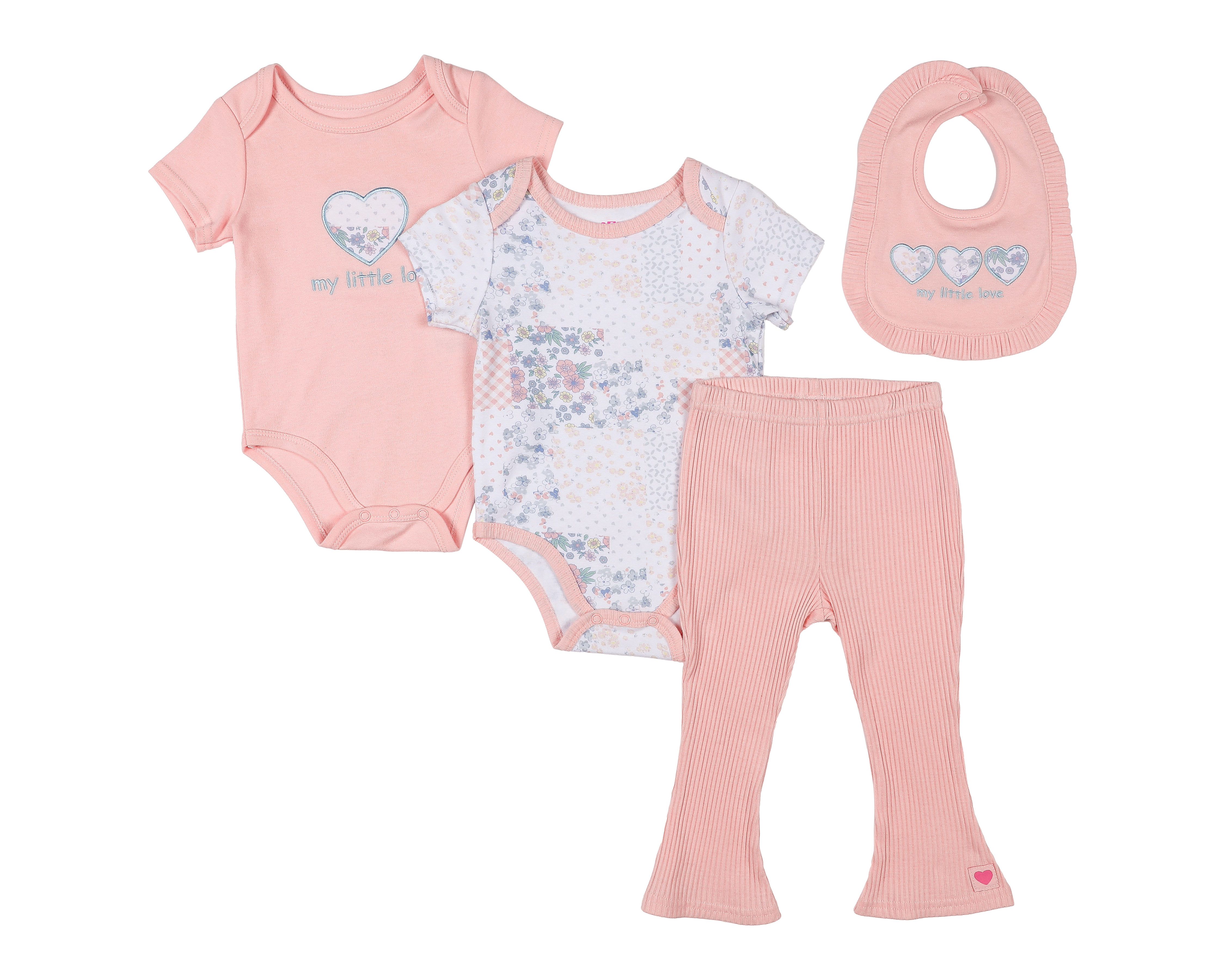 Foto 1 | Foto 1 | Conjunto para Bebé Niña Baby Colors 4 Piezas