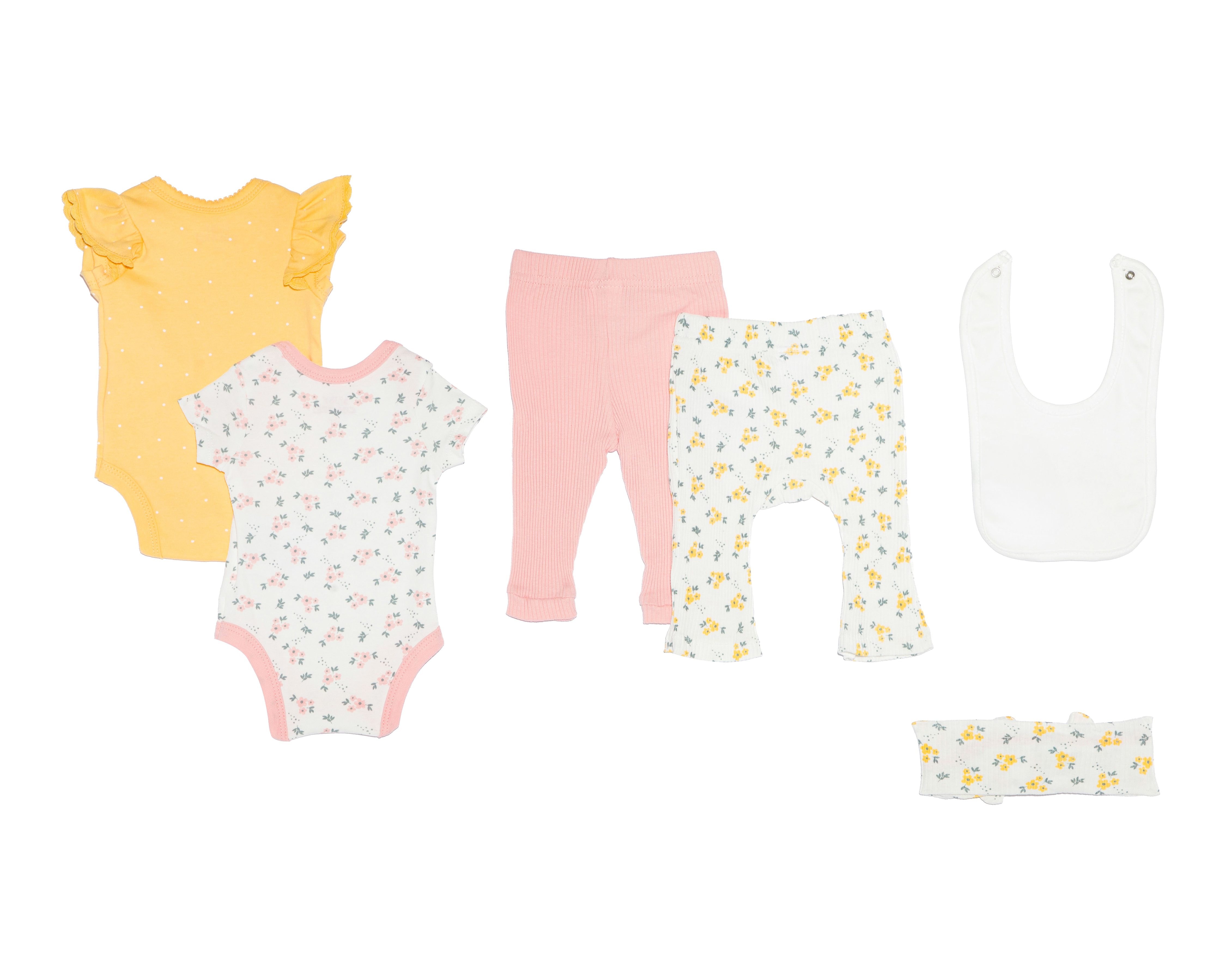 Foto 2 | Foto 2 | Conjunto de Bebé Niña Baby Colors de Algodón 6 Piezas