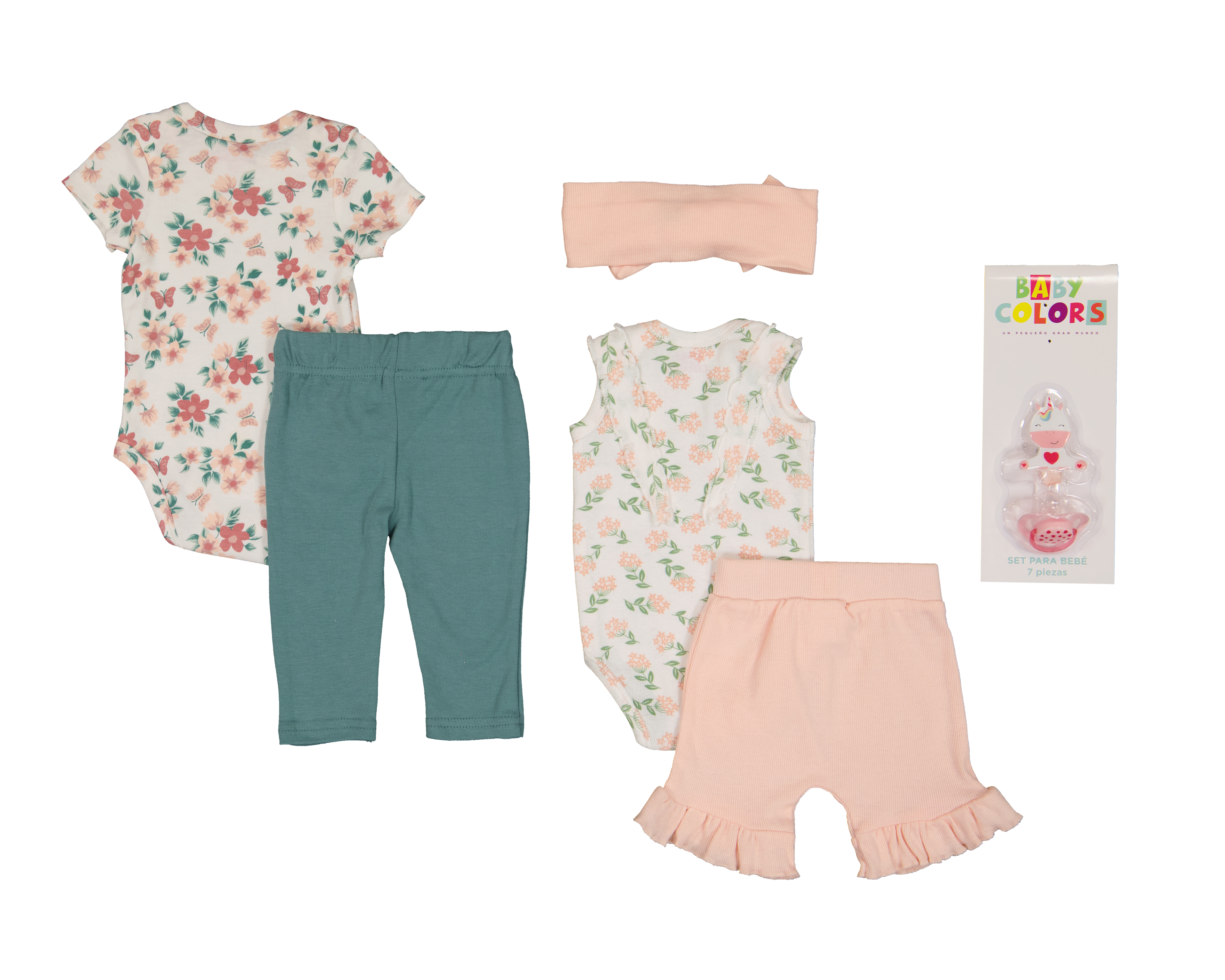 Foto 2 | Foto 2 | Conjunto para Bebé Niña Baby Colors con Accesorios