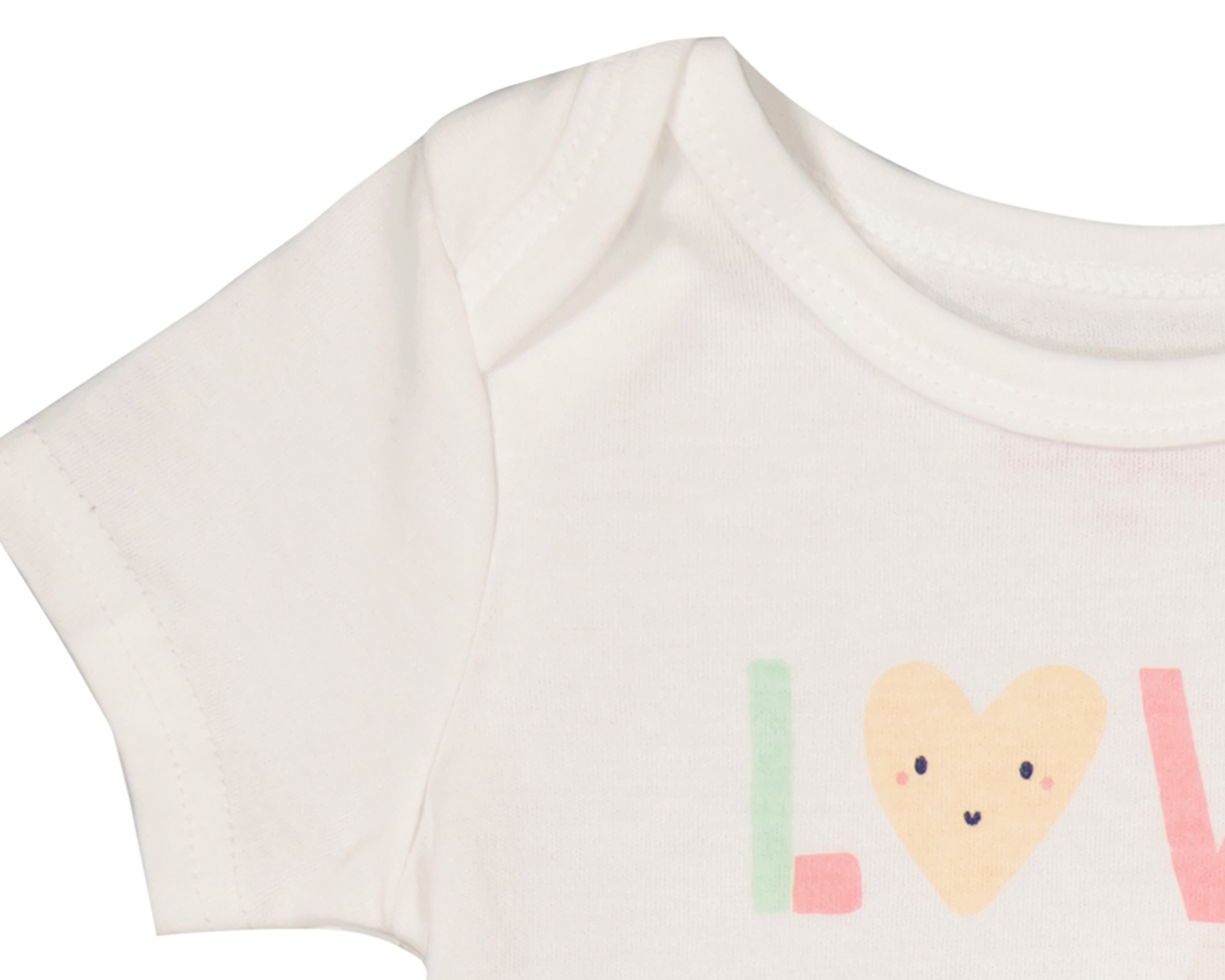 Foto 4 pulgar | Foto 3 | Set de Pañaleros y Short para Bebé Niña Baby Colors con Gorro 4 Piezas