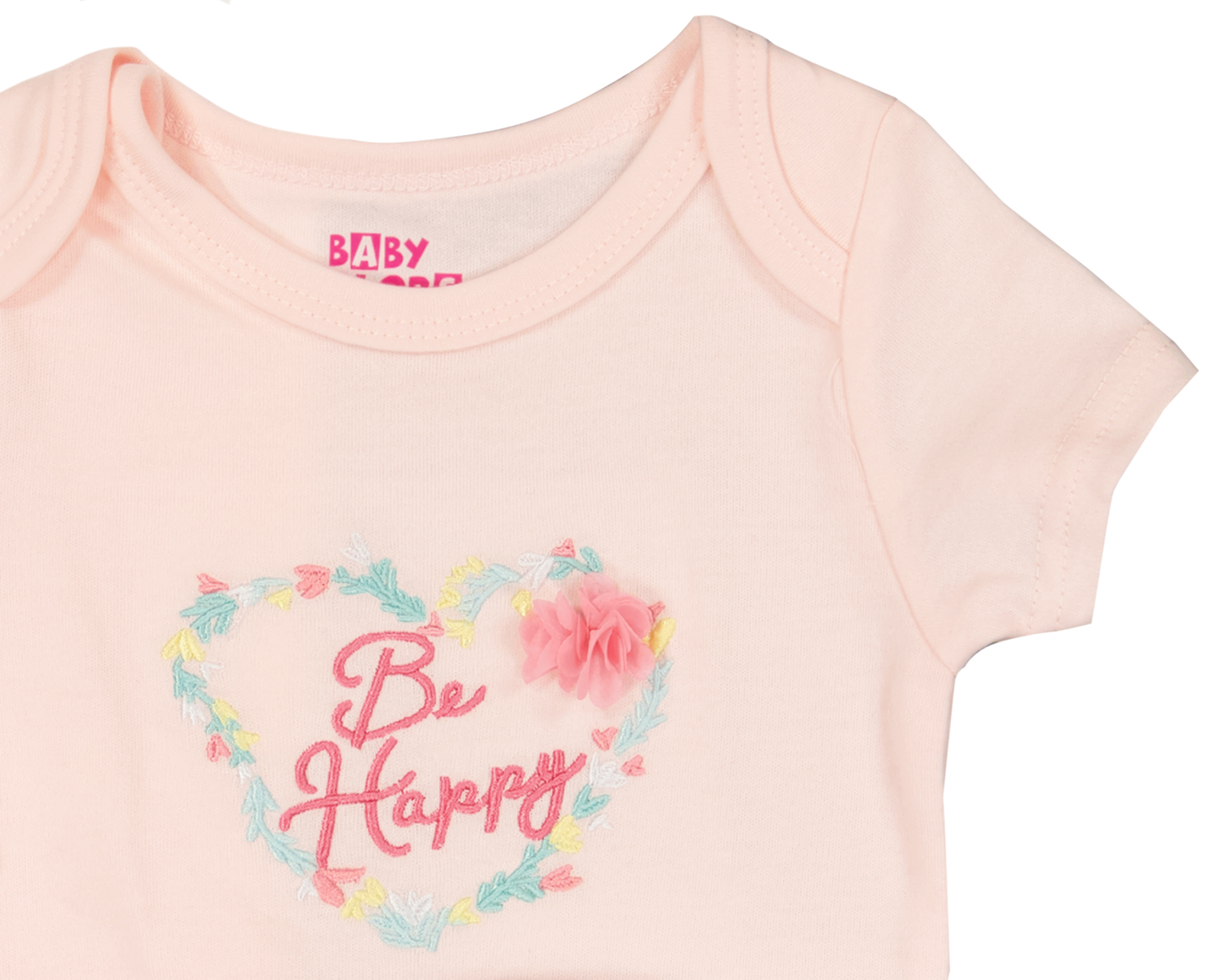 Foto 5 pulgar | Foto 4 | Set de Pañaleros y Short para Bebé Niña Baby Colors con Gorro 4 Piezas