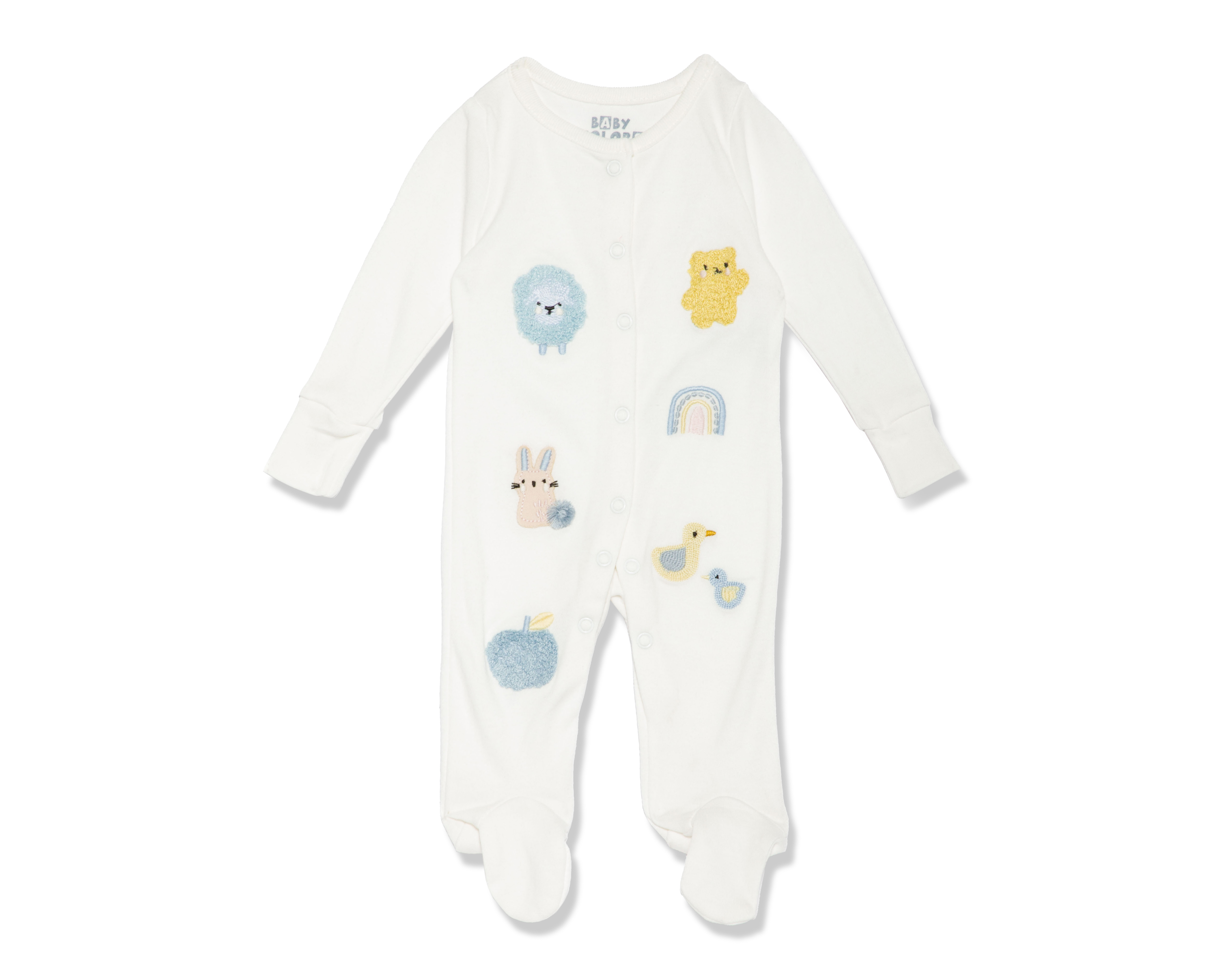 Foto 4 pulgar | Foto 3 | Mameluco para Bebé Niña Baby Colors Estampado 3 Piezas