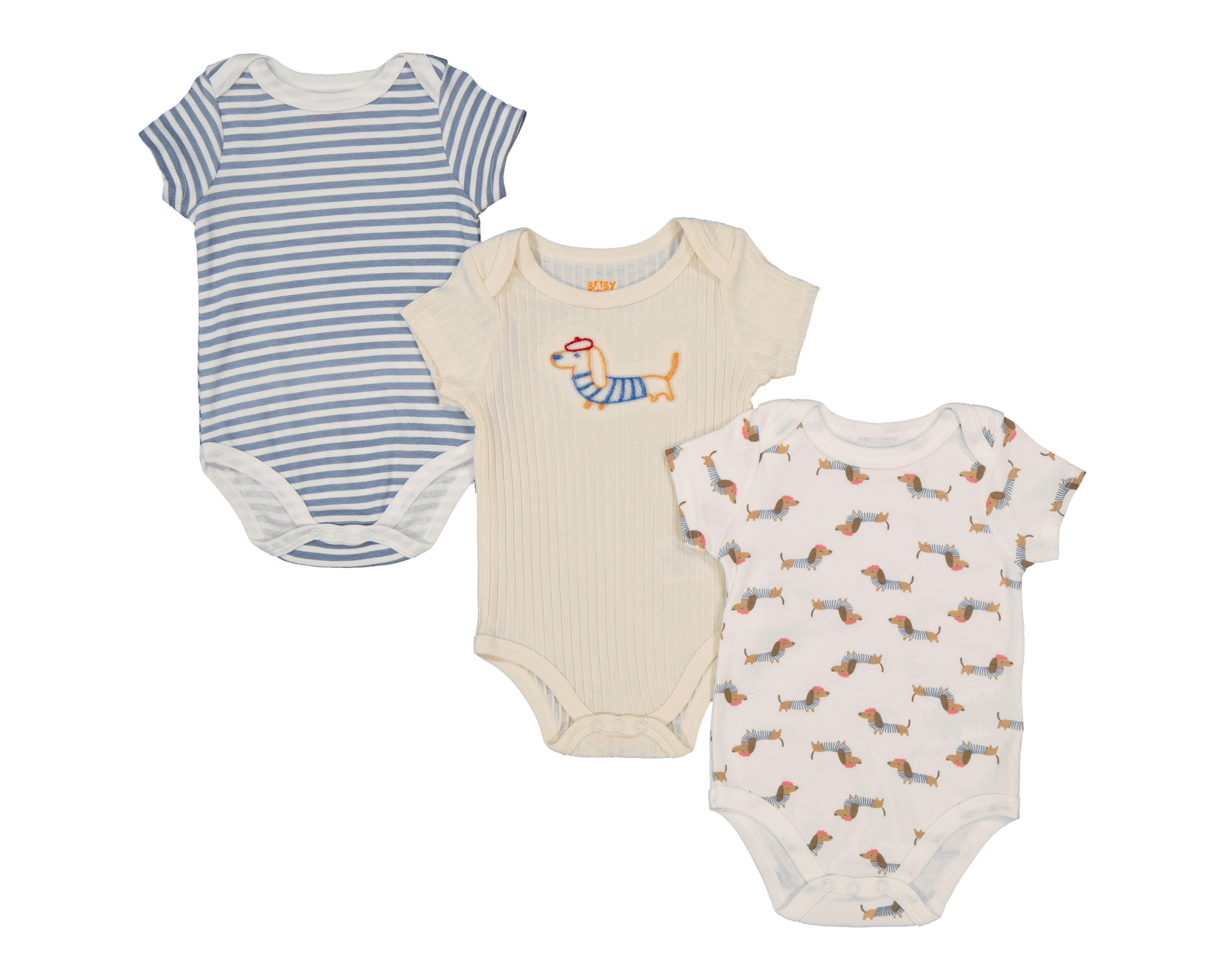 Foto 2 pulgar | Foto 1 | Pañalero para Bebé Niño Baby Colors Estampado 3 Piezas