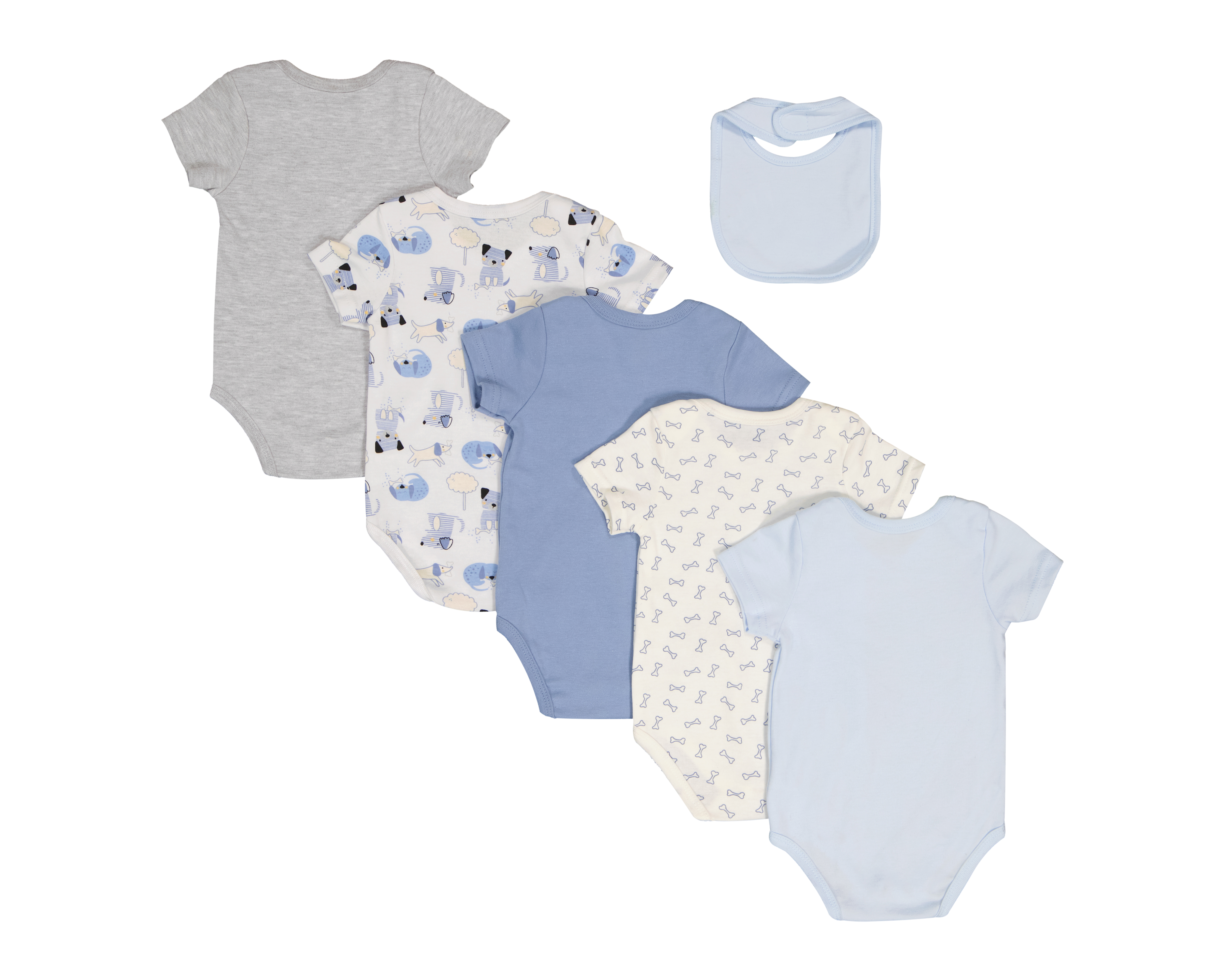 Foto 3 pulgar | Foto 2 | Pañalero para Bebé Niño Baby Colors con Babero 5 Piezas