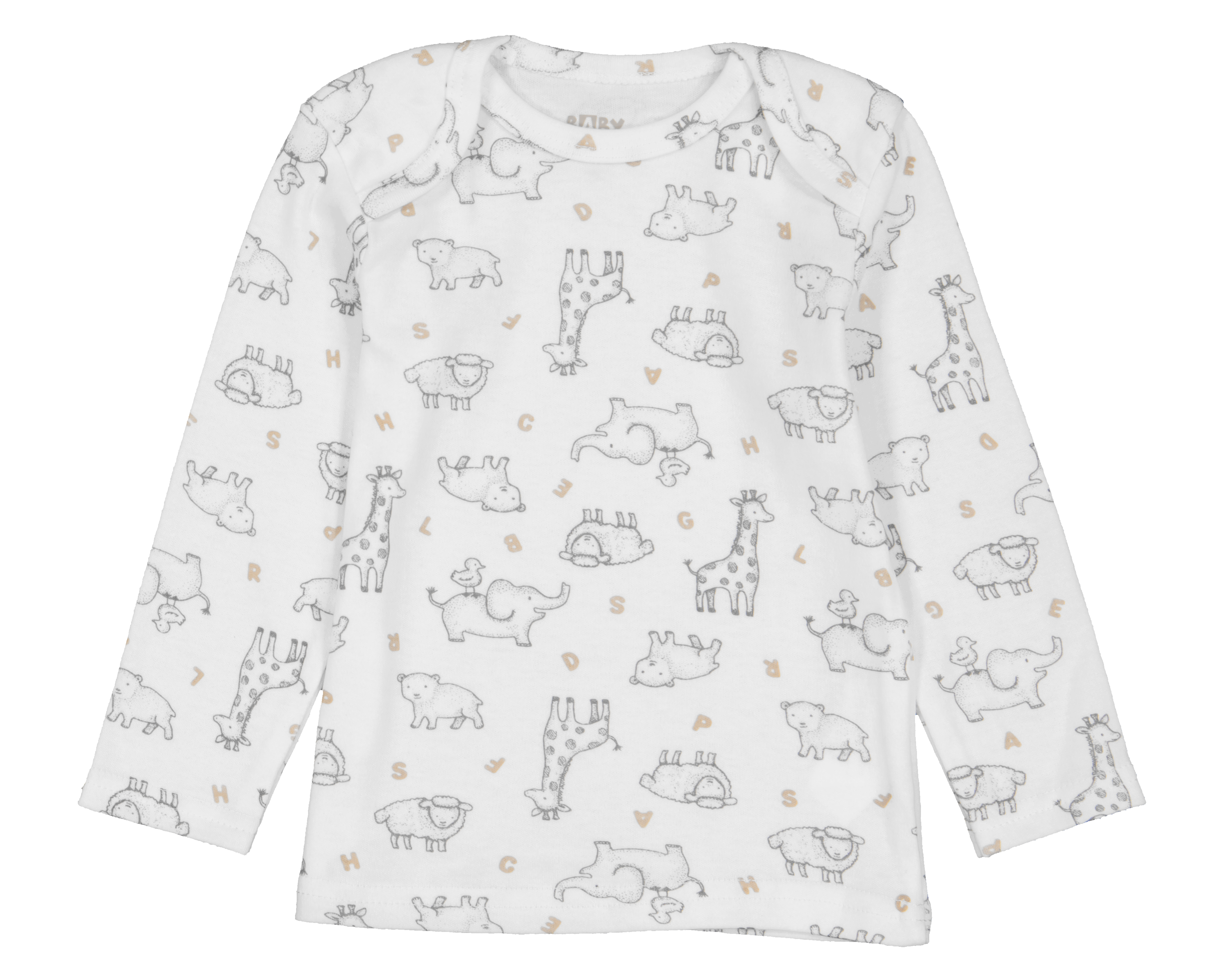 Foto 4 pulgar | Foto 3 | Camiseta Interior Baby Colors para Bebé Niño 4 Piezas