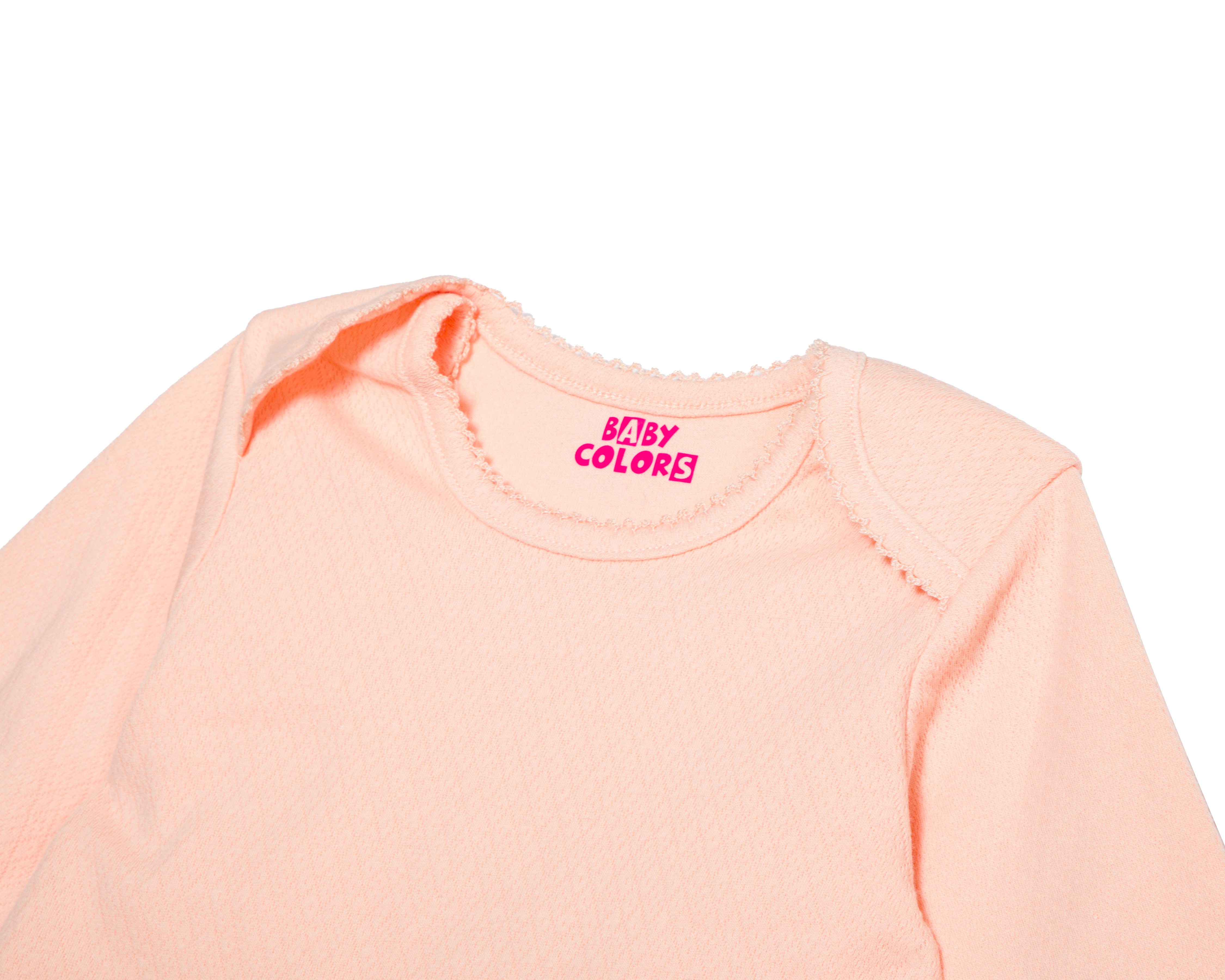 Foto 4 pulgar | Foto 3 | Camiseta para Bebé Niña Baby Colors Manga Larga 4 Piezas