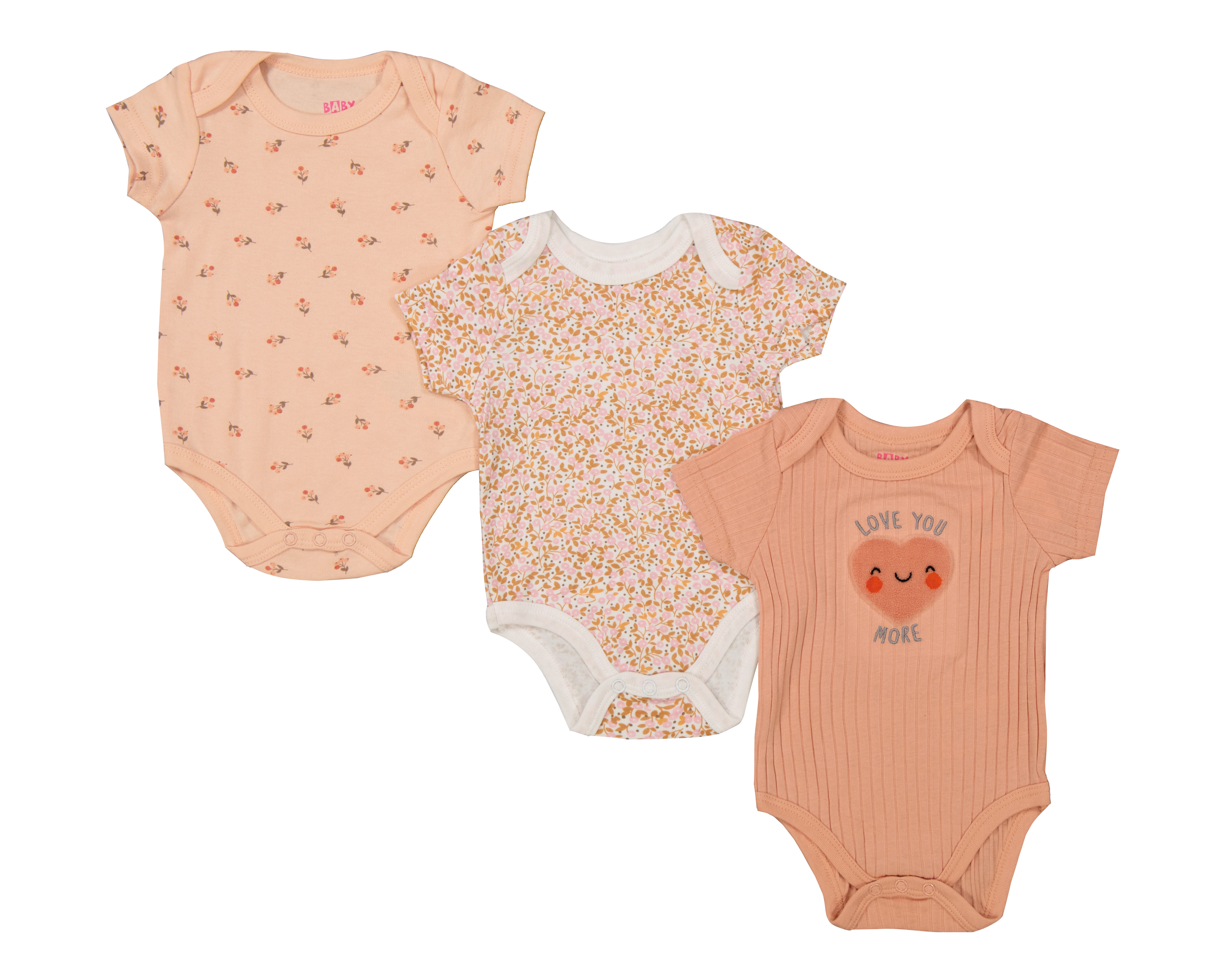 Foto 1 | Foto 1 | Pañalero para Bebé Niña Baby Colors Estampado 3 Piezas