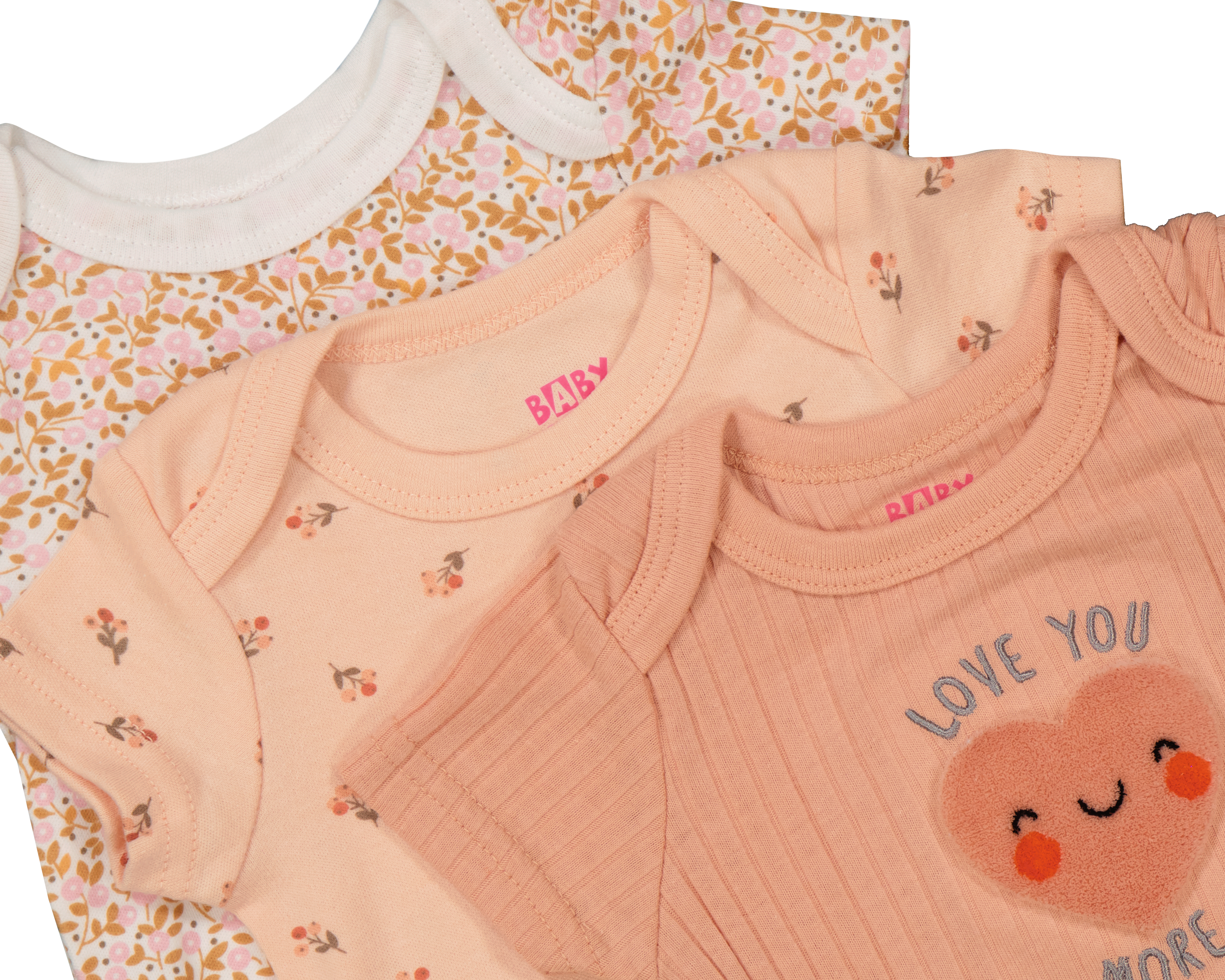 Foto 4 | Foto 4 | Pañalero para Bebé Niña Baby Colors Estampado 3 Piezas