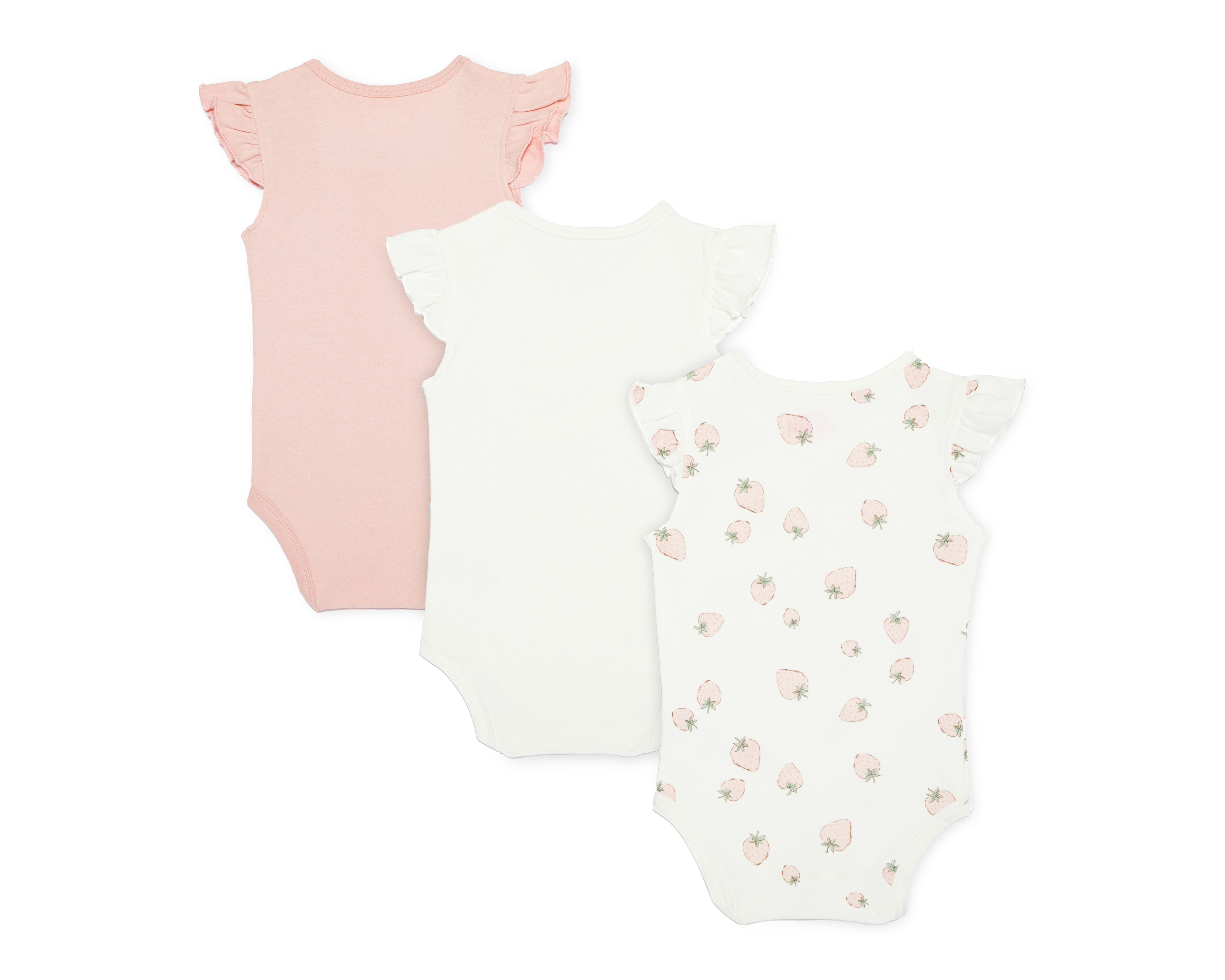 Foto 2 | Foto 2 | Pañalero para Bebé Niña Baby Colors Manga Corta 3 Piezas