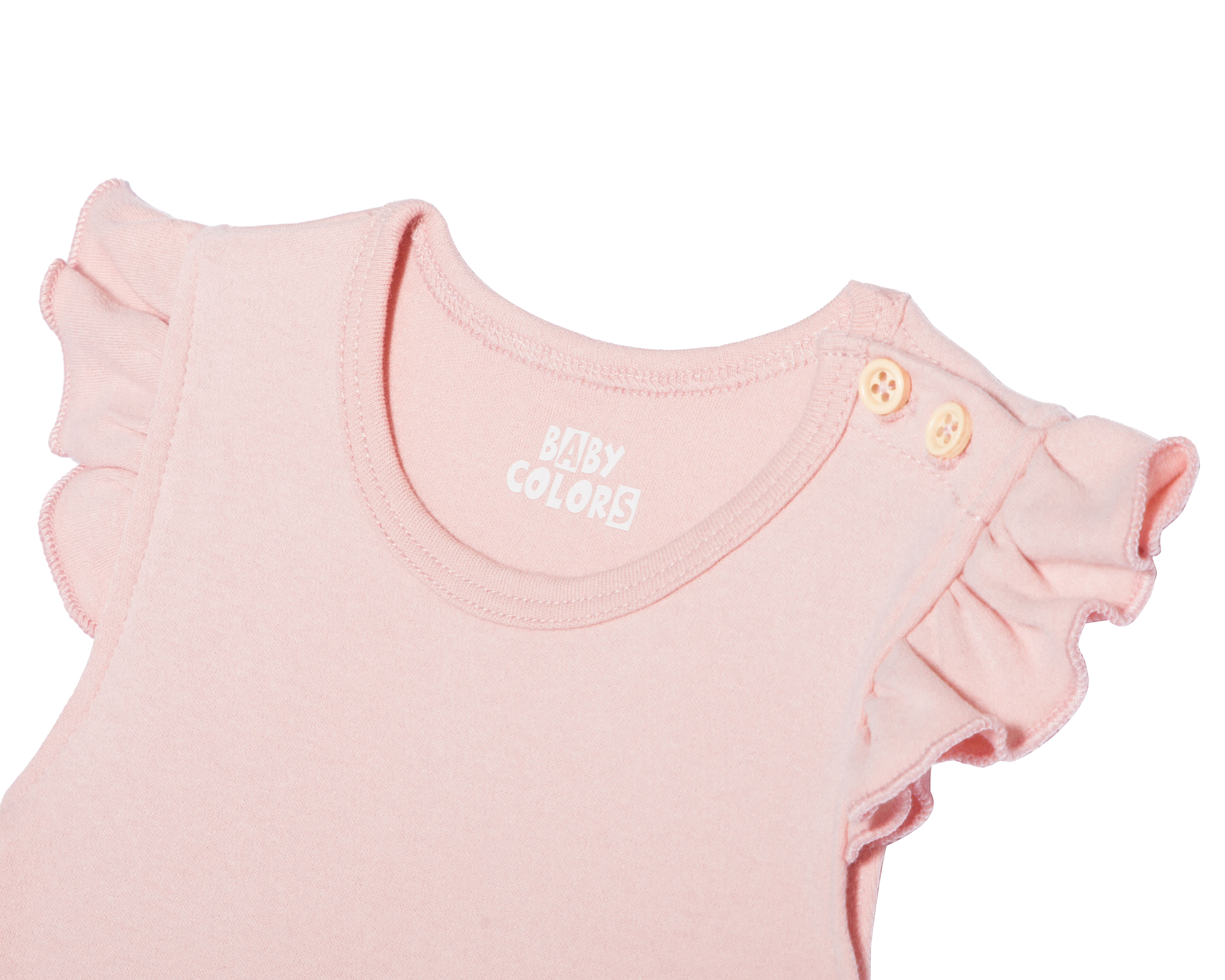 Foto 4 | Foto 4 | Pañalero para Bebé Niña Baby Colors Manga Corta 3 Piezas