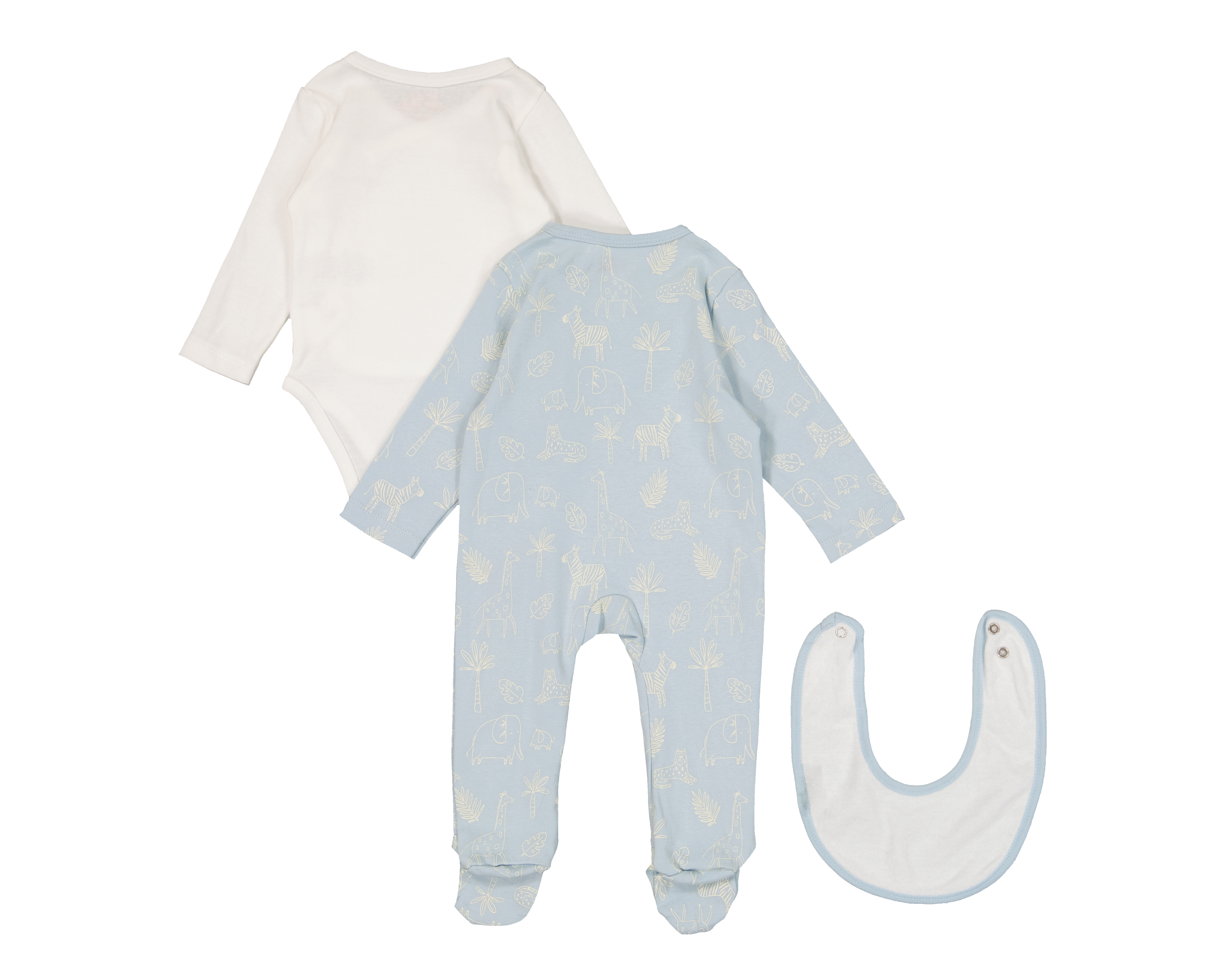 Foto 3 pulgar | Foto 2 | Conjunto de Algodón para Bebé Niño Baby Colors 3 Piezas