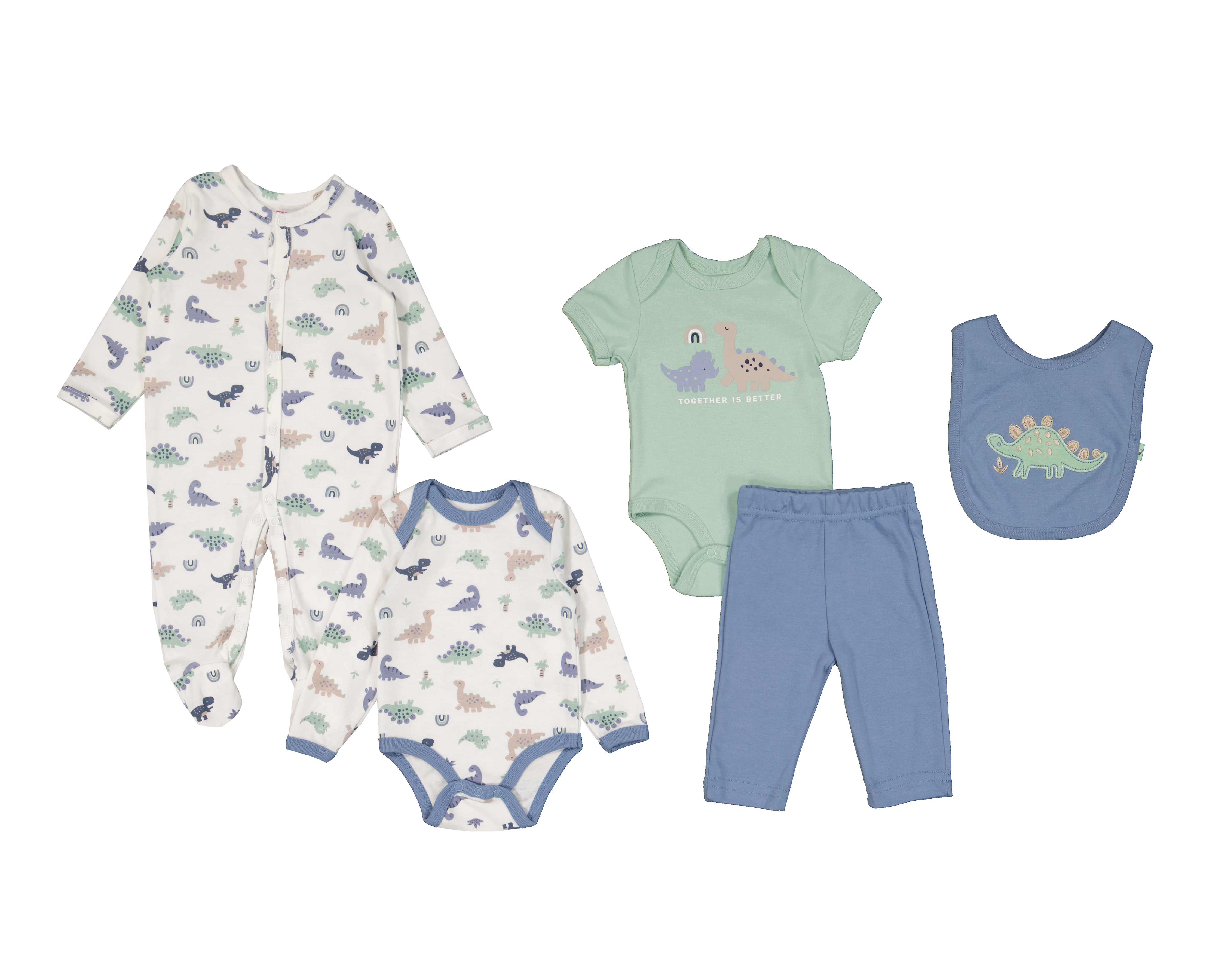 Foto 1 | Foto 1 | Conjunto para Bebé Niño Baby Colors 5 Piezas