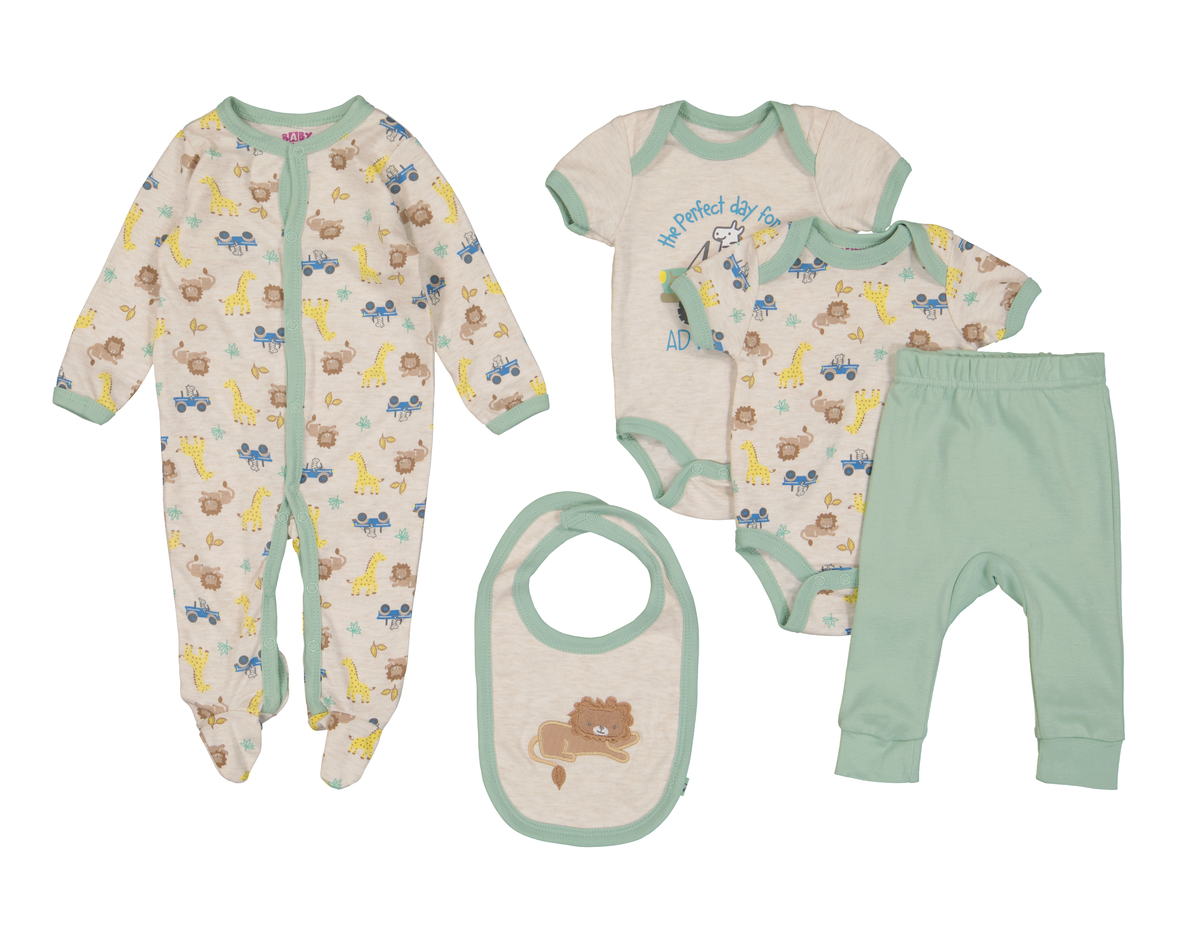 Foto 1 | Foto 1 | Conjunto de Bebé Niño Baby Colors 5 Piezas