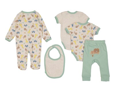 Foto 2 | Foto 2 | Conjunto de Bebé Niño Baby Colors 5 Piezas